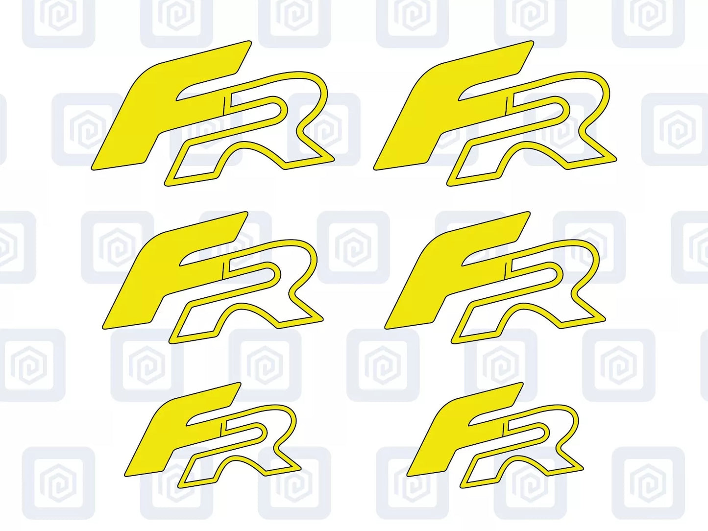 FR Suitable For Leon Ibiza Cupra Ateca Born Brake Caliper Decal Style Stickers