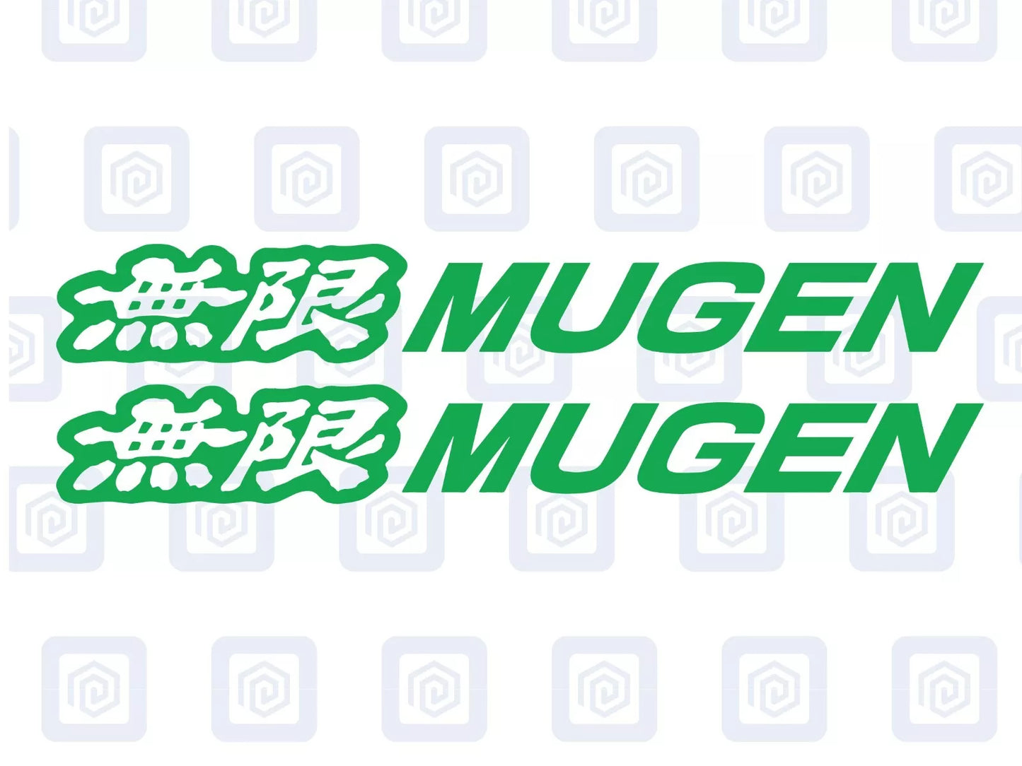 Honda Type R Mugen Side Decal Sticker Logo (set of 2) FN2 EP3 EK Civic Integra