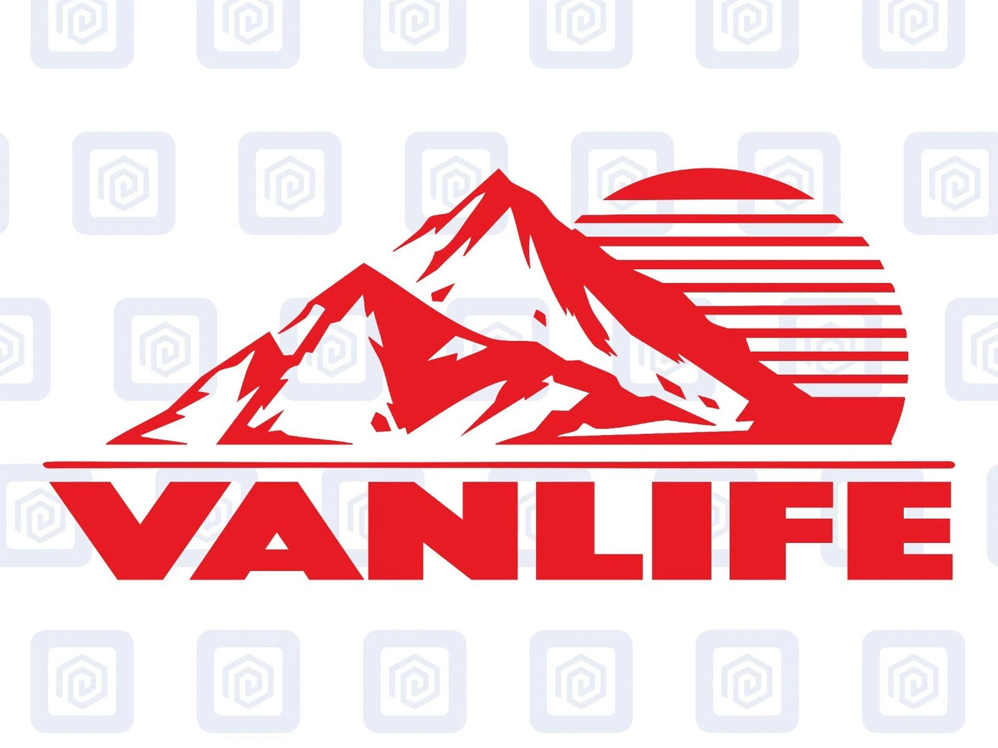 XL Van Life Camping Vinyl Decals For Camper Van Caravan Sticker Graphic