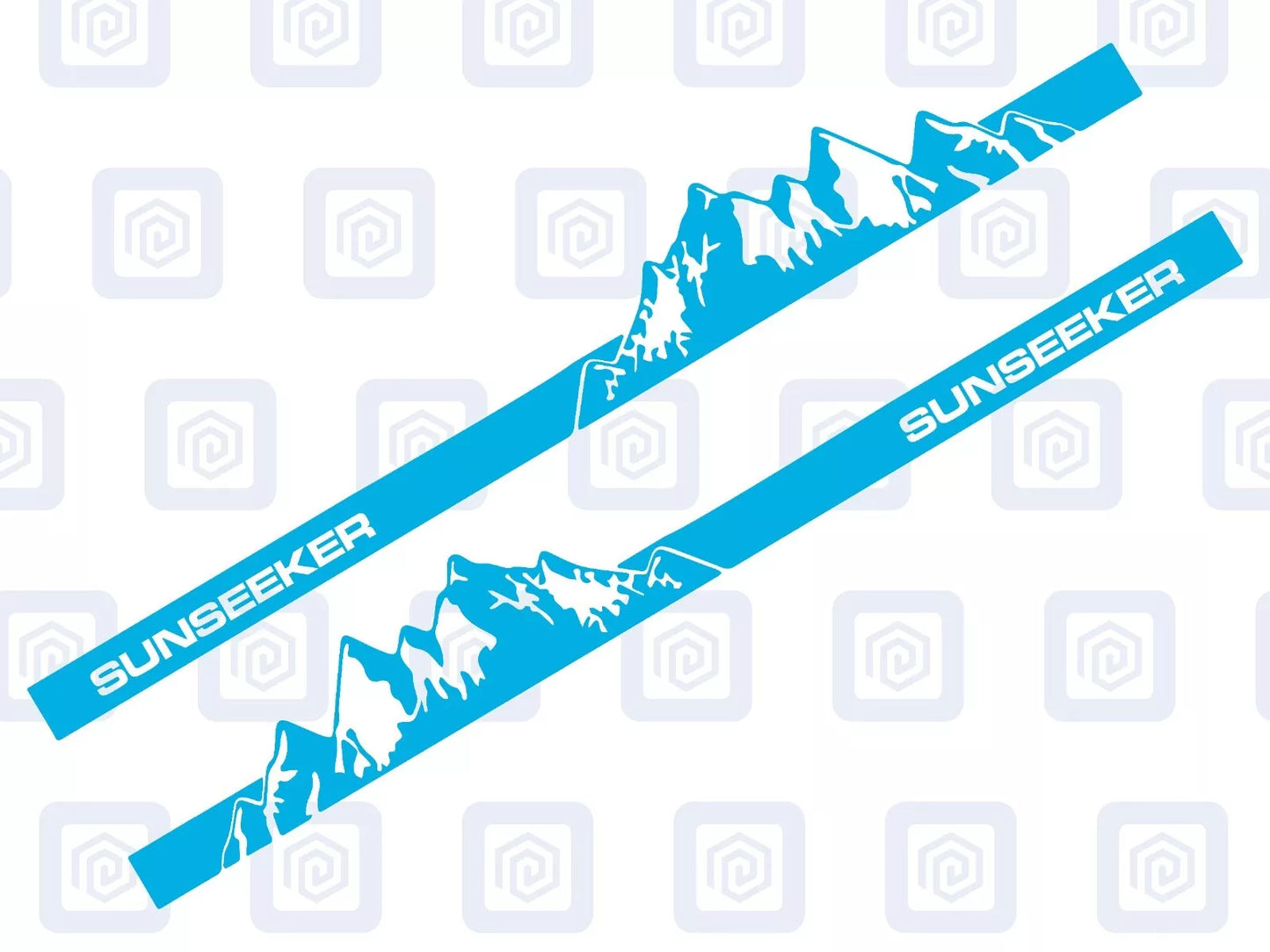 Sun Seeker Full Side Vinyl Decals For Campervan Motorhome Sticker Graphic