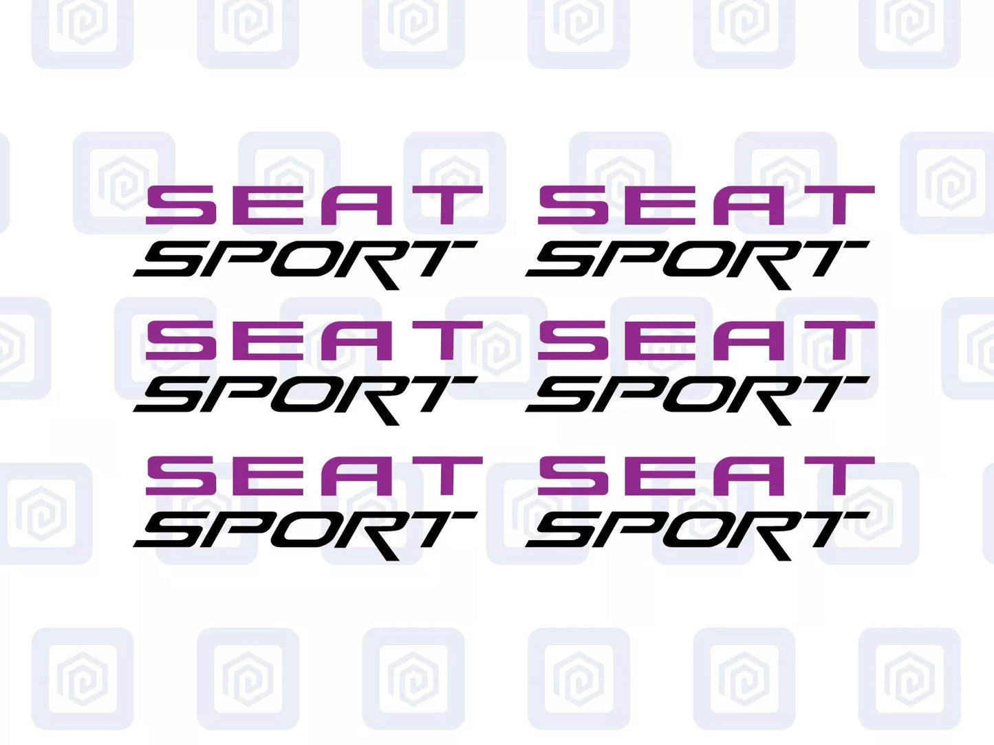 Seat Sport Leon Ibiza Cupra Ateca Brake Caliper Decal Style Stickers - x 6