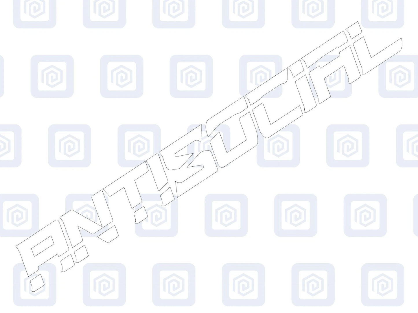 Antisocial Sticker JDM DUB Euro Stance VAG Window Vinyl Decal Graphic