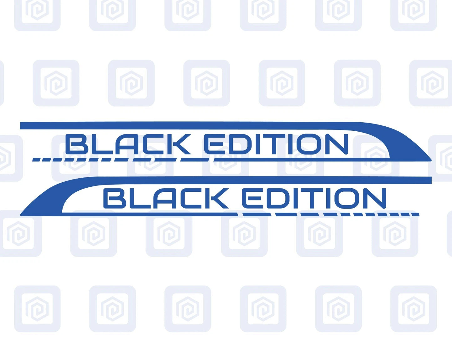 Black Edition Side Graphics Vinyl Decal For Camper Van Caravan Motorhome Sticker