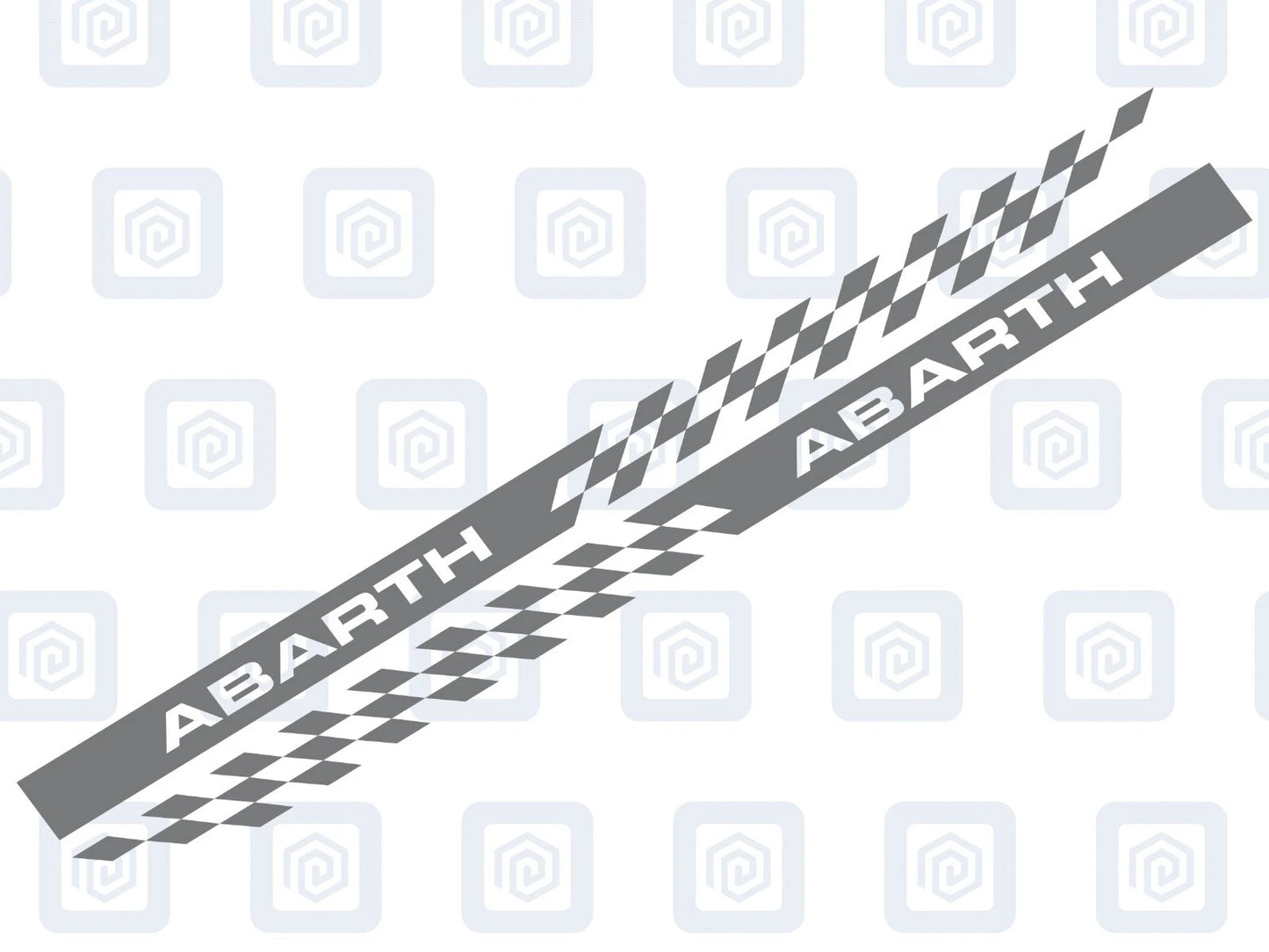 Fiat Abarth 500 595 695 Side Stripe Decal Sticker (Set of 2) Twin Air Sport Pop