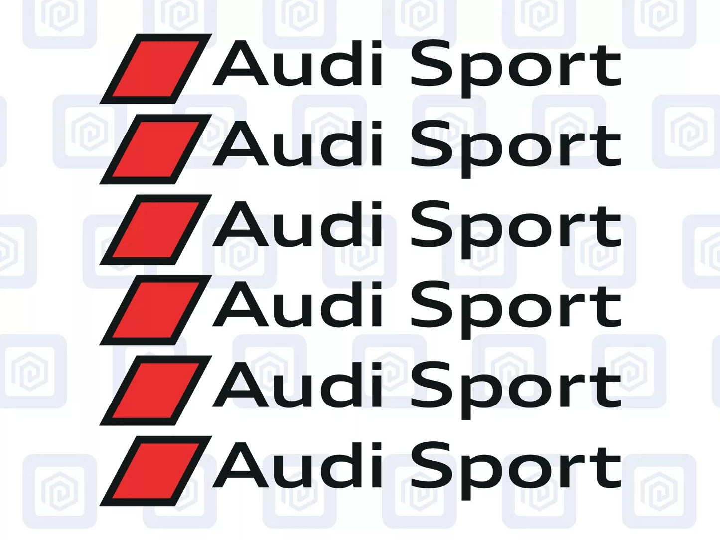 Audi Sport Logo Premium Door Sill Decals Stickers A3 A4 A5 S3 S4 S5 RS3