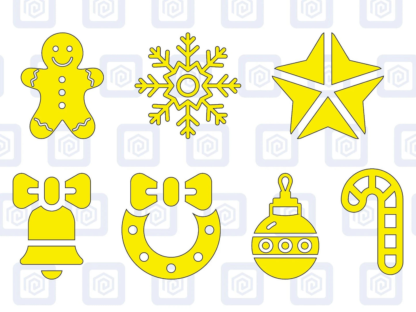 Christmas Sticker Pack Selection Set Special Wall Art Vinyl Wall Decal
