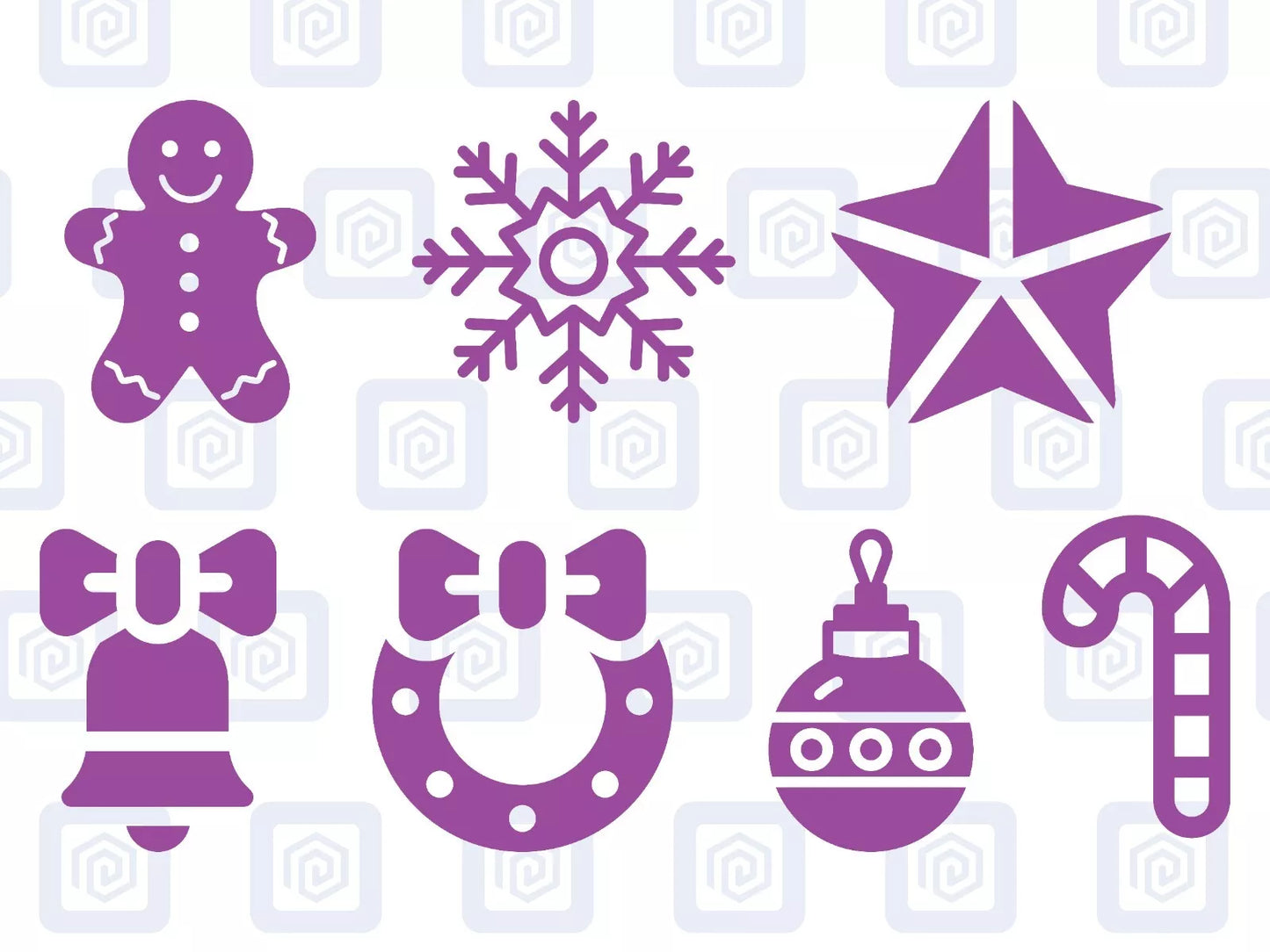 Christmas Sticker Pack Selection Set Special Wall Art Vinyl Wall Decal