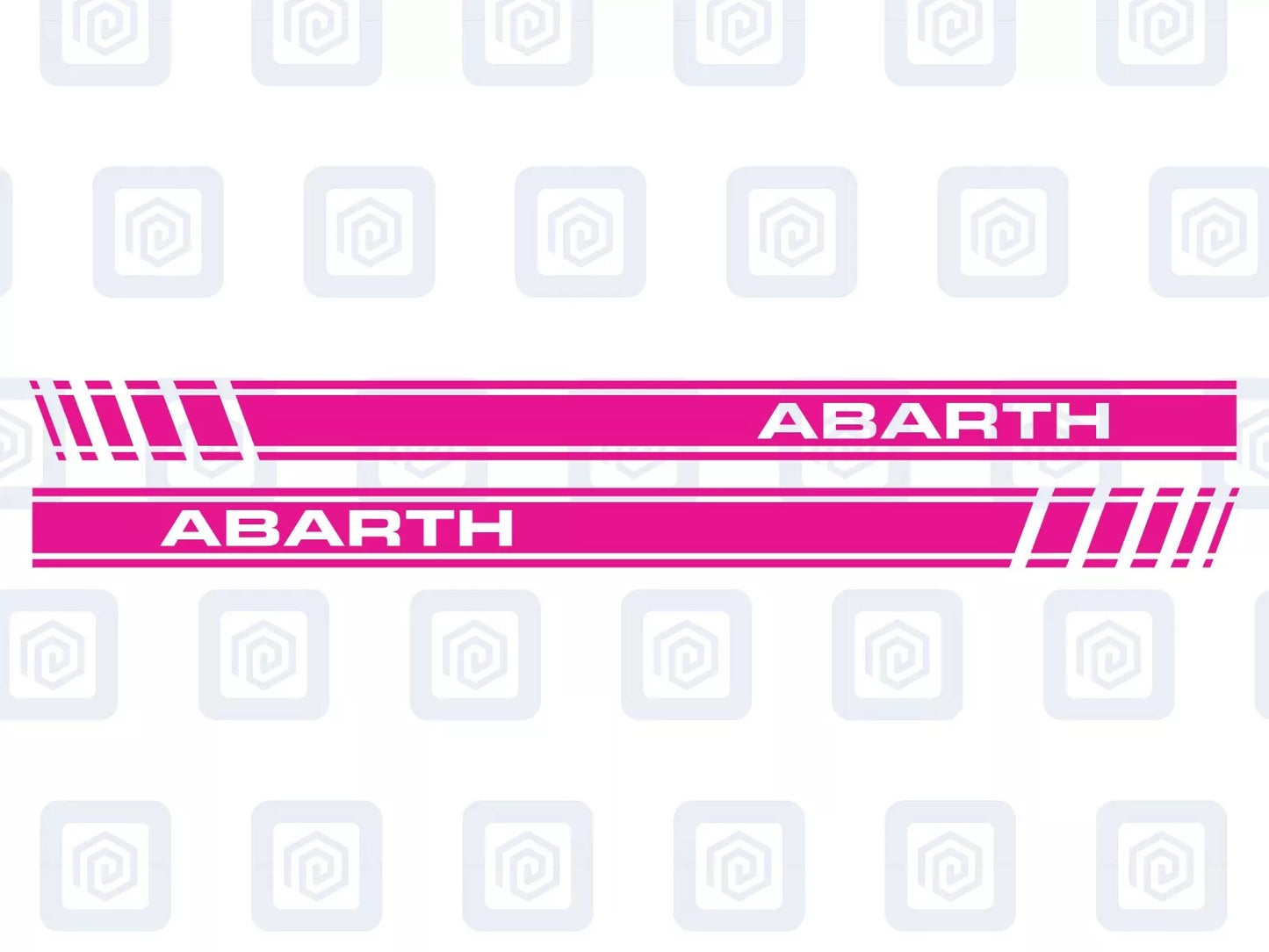 Fiat Abarth 500 595 695 Side Stripe Decal Sticker (Set of 2) Twin Air Sport Pop