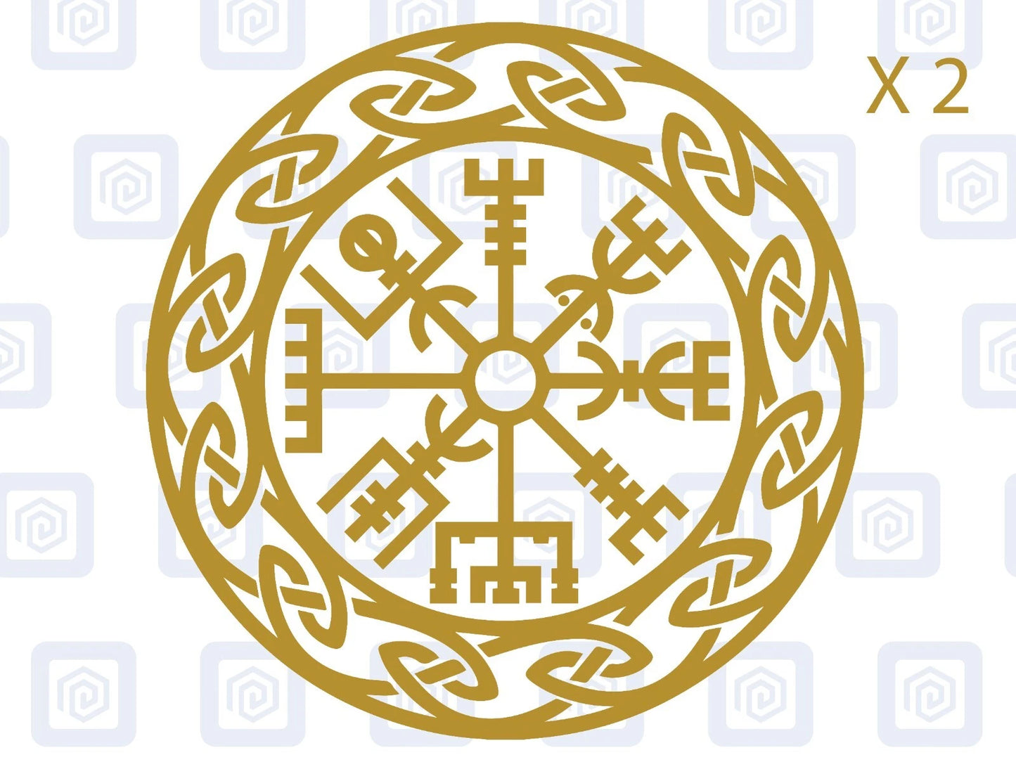 Viking Rune Compass Vinyl Decal For Camper Van Caravan Motorhome Campervan