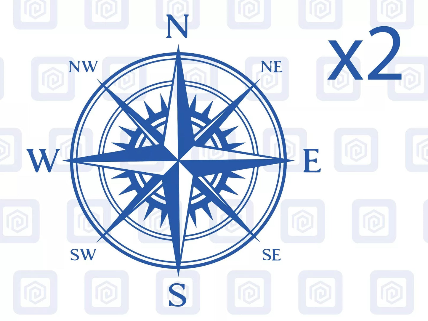 Compass Vinyl Decal For Camper Van Caravan Motorhome Sticker Graphic Campervan