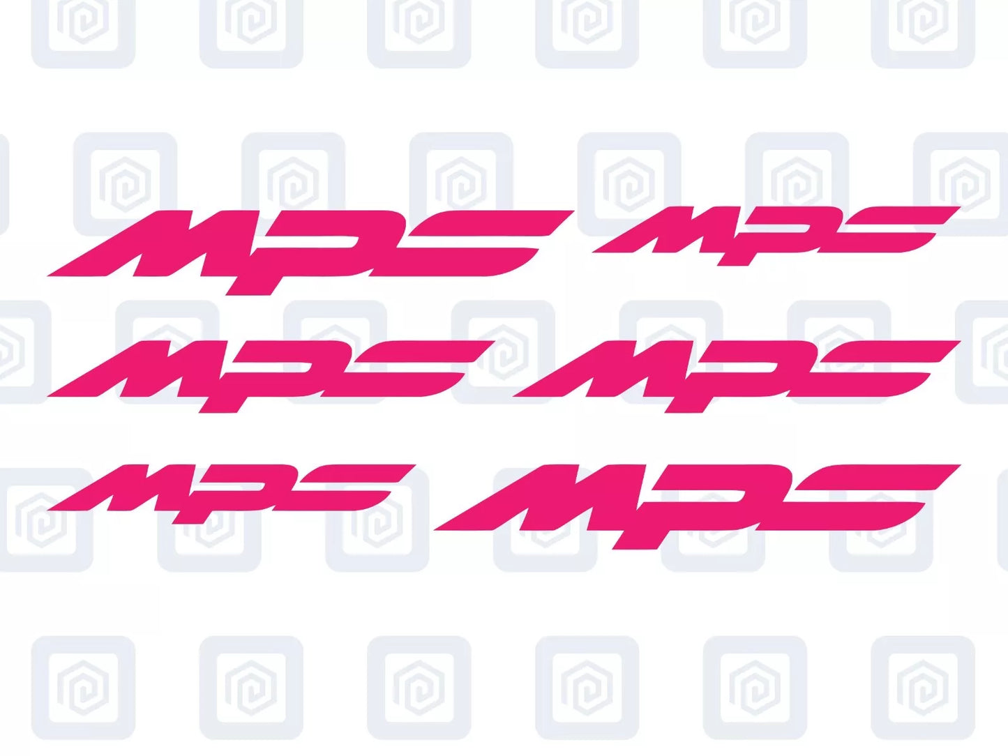 Mazda MPS 3 Style Brake Caliper Decal Style Stickers