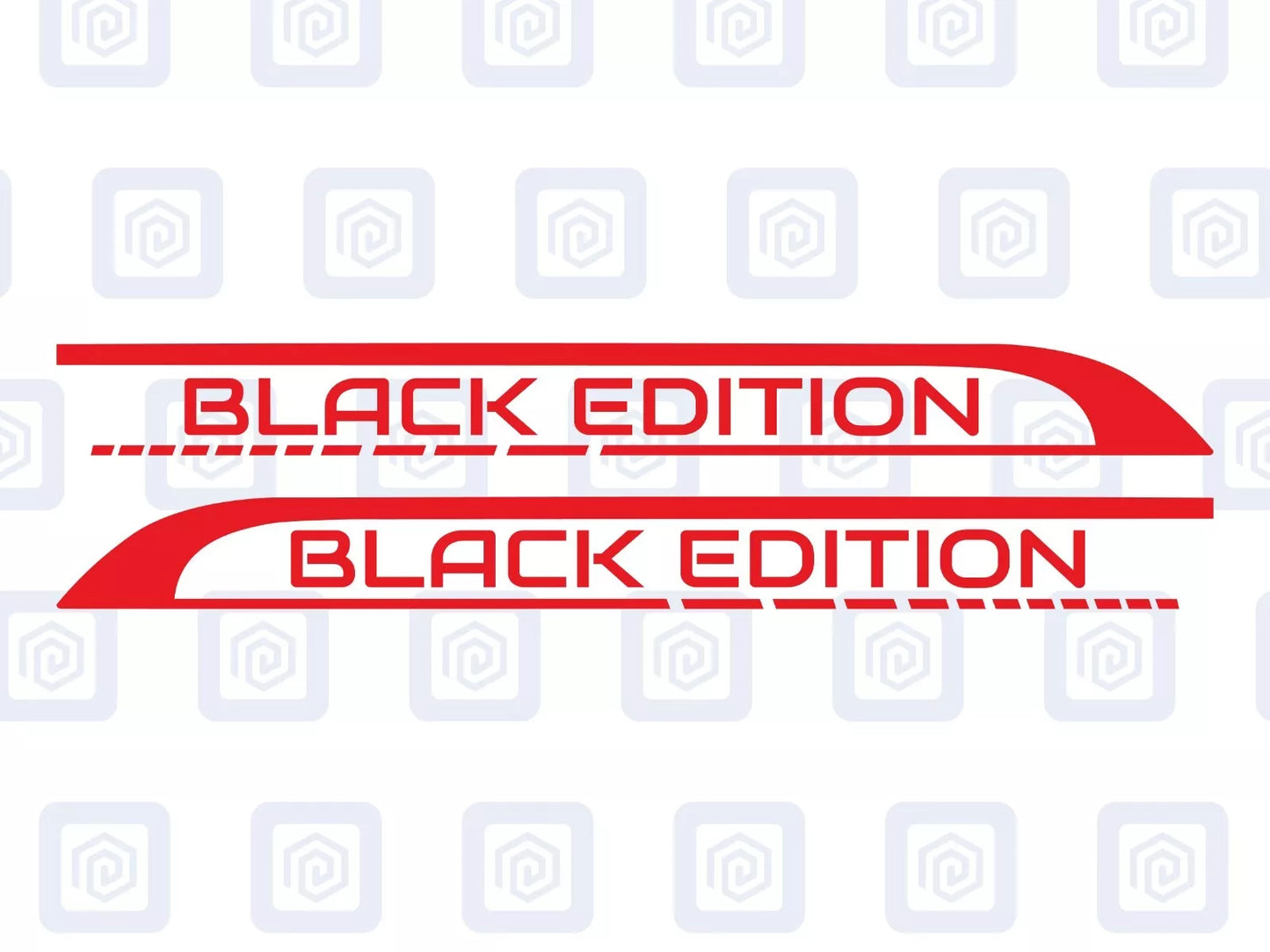 Black Edition Side Graphics Vinyl Decal For Camper Van Caravan Motorhome Sticker