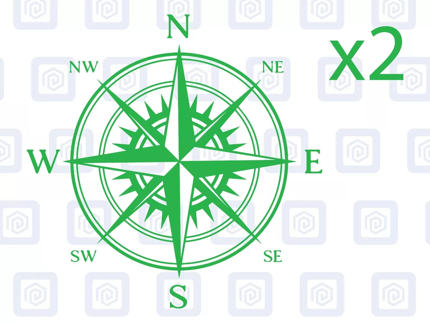 Compass Vinyl Decal For Camper Van Caravan Motorhome Sticker Graphic Campervan