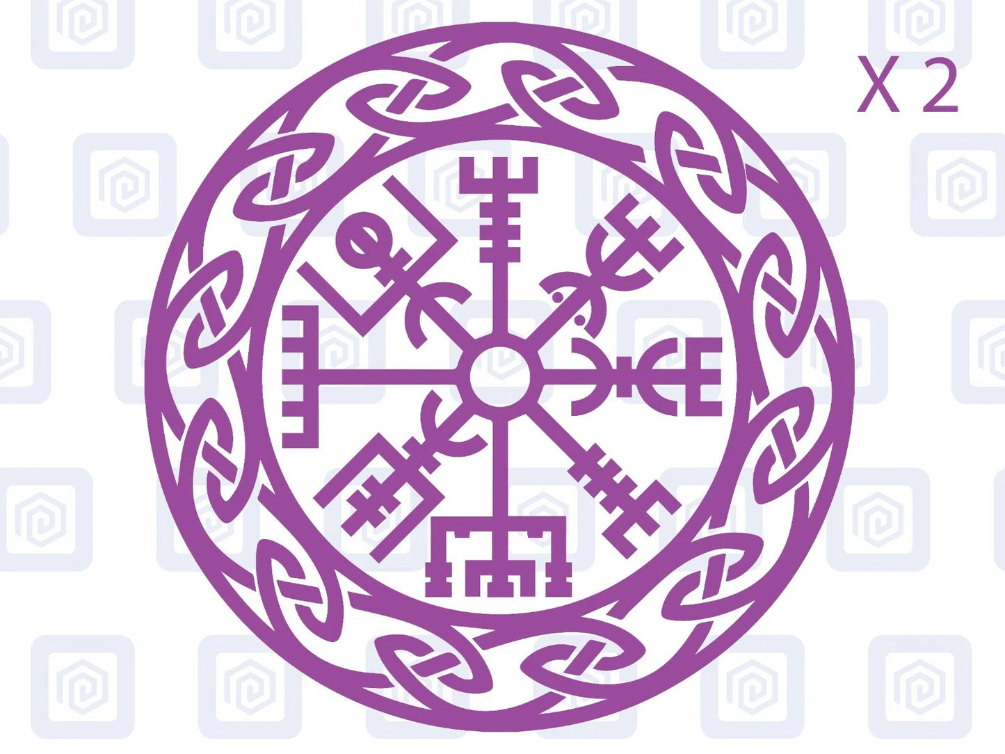 Viking Rune Compass Vinyl Decal For Camper Van Caravan Motorhome Campervan