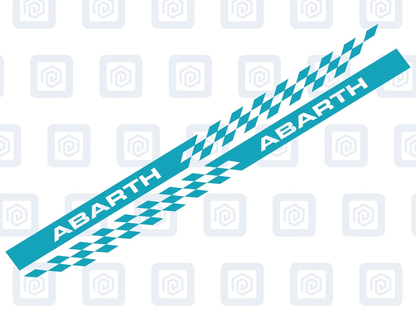 Fiat Abarth 500 595 695 Side Stripe Decal Sticker (Set of 2) Twin Air Sport Pop