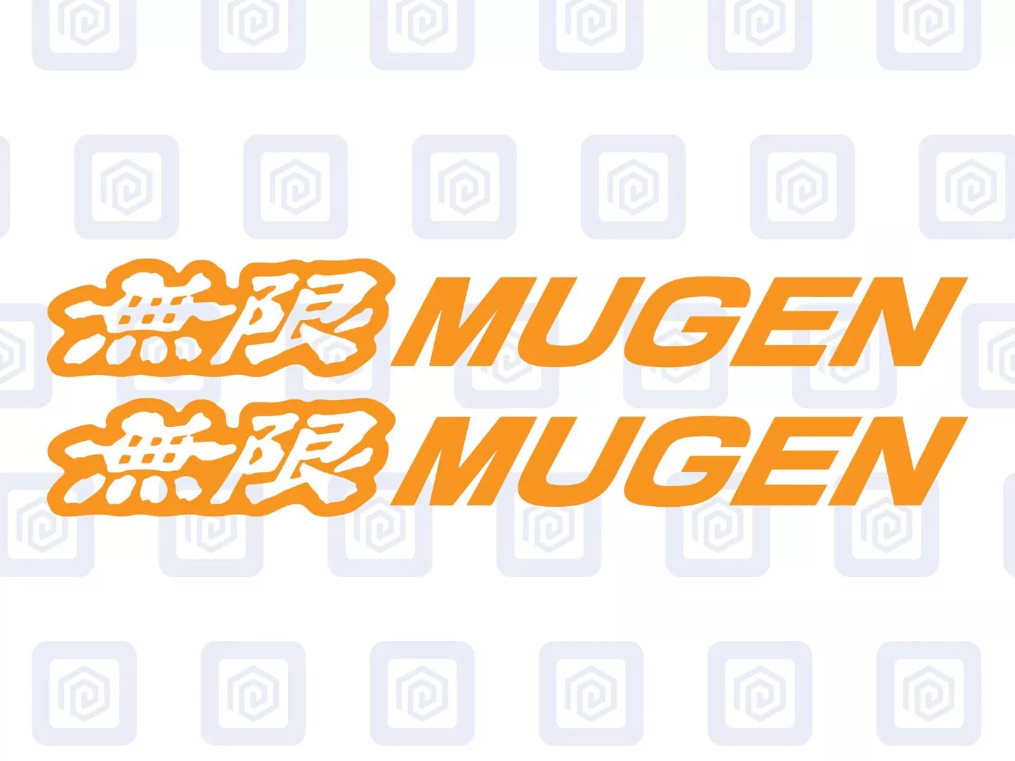 Honda Type R Mugen Side Decal Sticker Logo (set of 2) FN2 EP3 EK Civic Integra