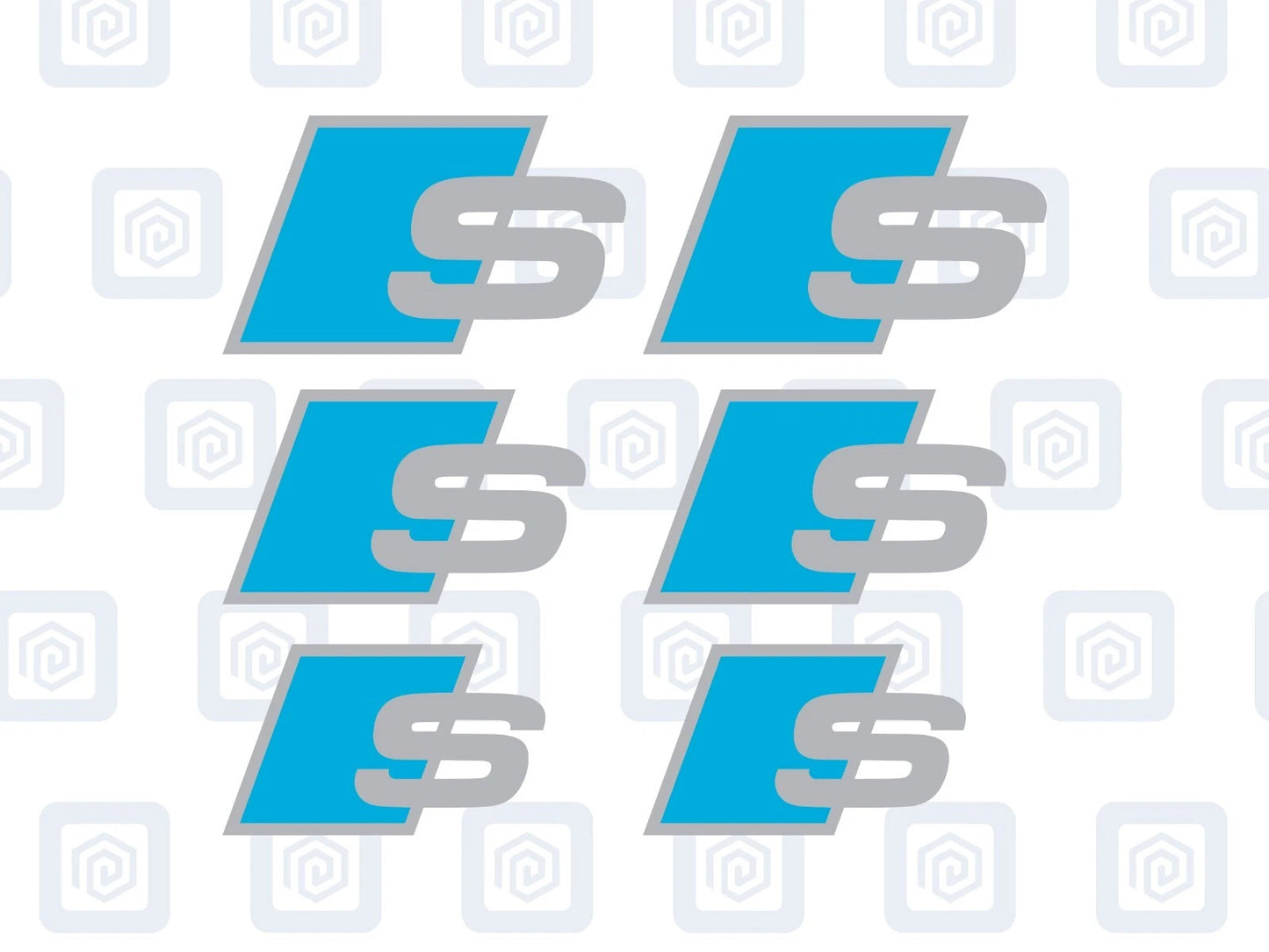 S Brake Caliper Decals Fits A1 A3 A4 A5 A6 A7 sticker logos (set of 6)