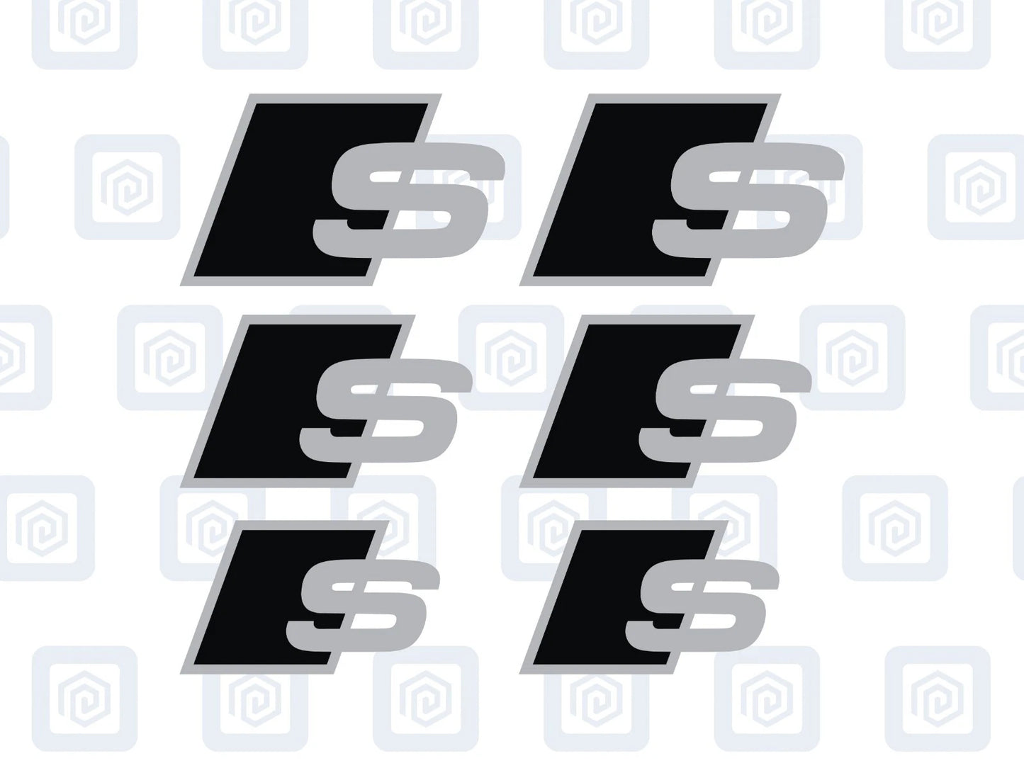 S Brake Caliper Decals Fits A1 A3 A4 A5 A6 A7 sticker logos (set of 6)