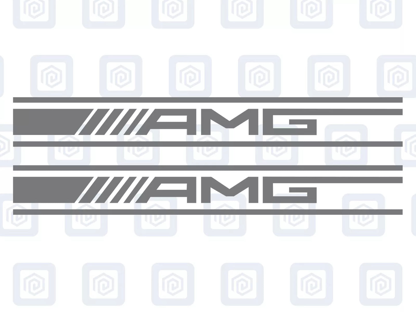 Mercedes A45 Spoiler Style Vinyl Decal Sticker Logo x 2 AMG A B C E S CLASSOpens