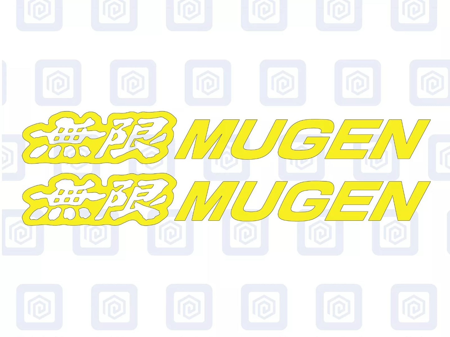 Honda Type R Mugen Side Decal Sticker Logo (set of 2) FN2 EP3 EK Civic Integra