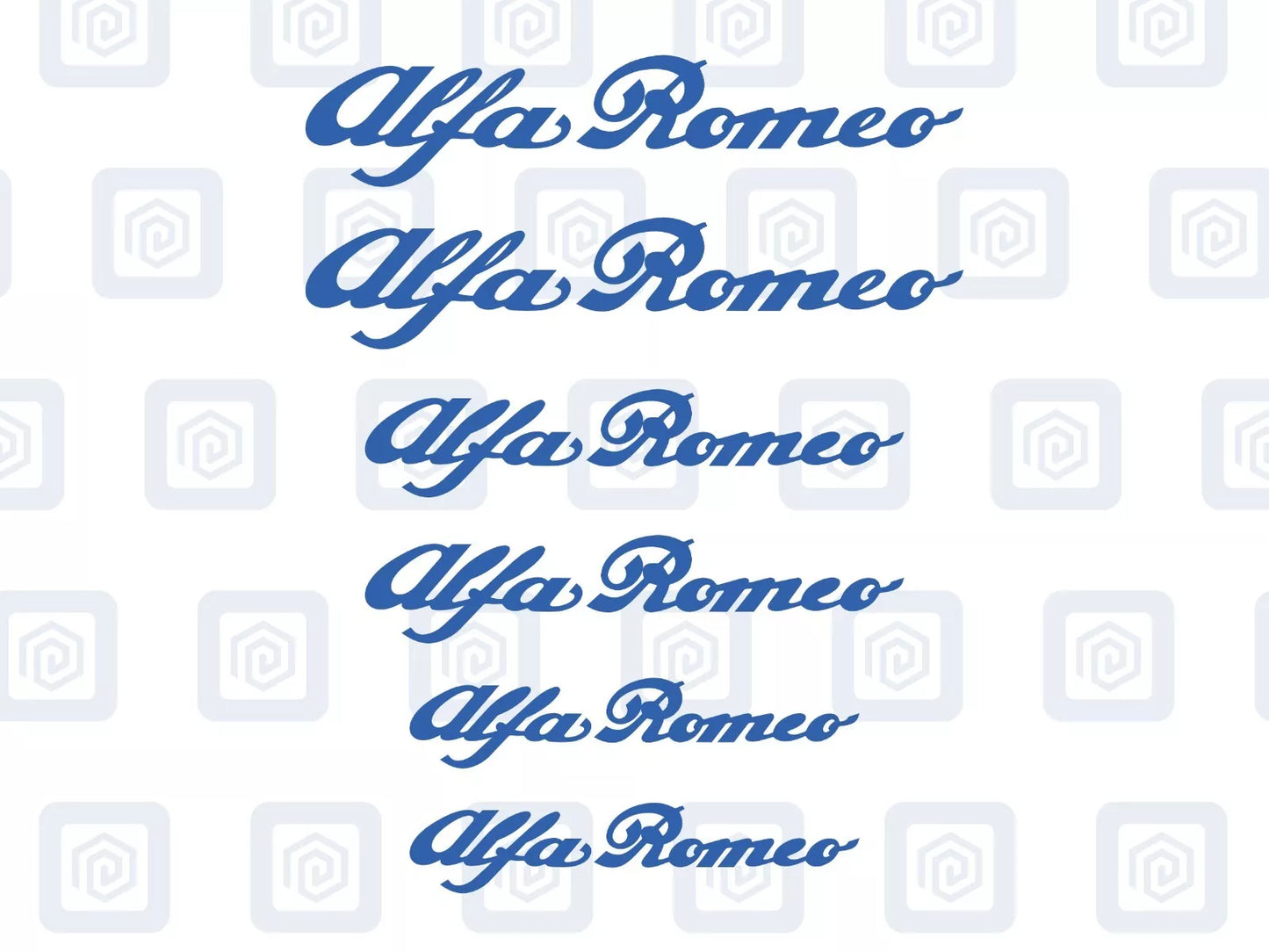 Alfa Romeo Style Brake Caliper Decals