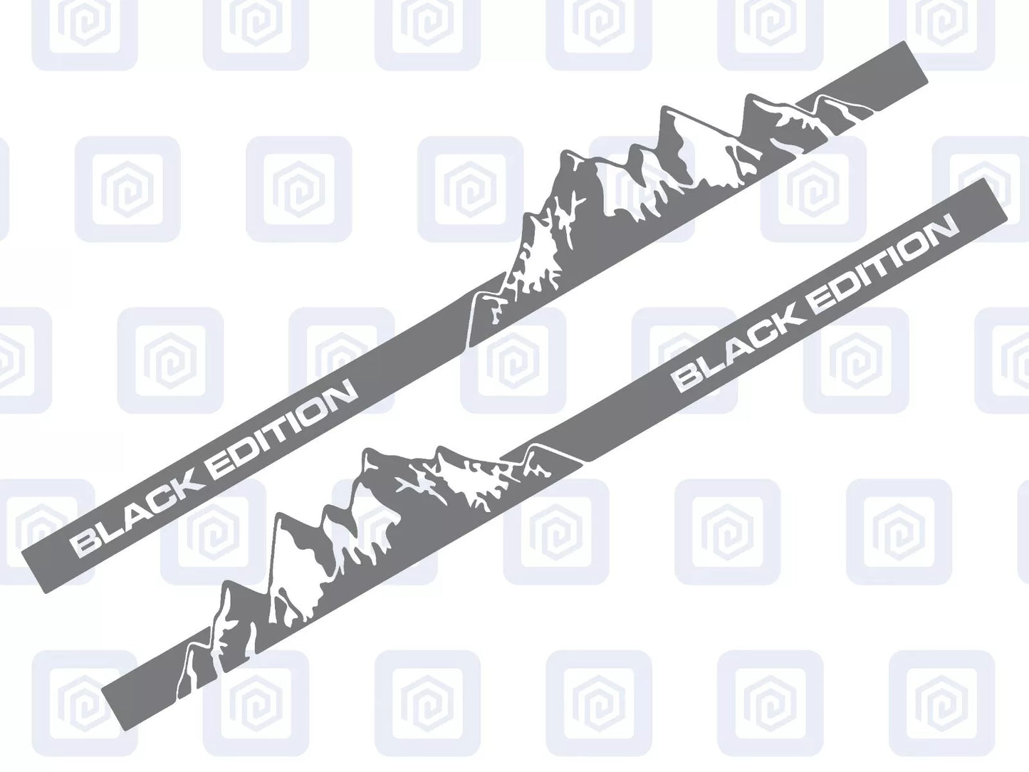 Black Edition Full Side Vinyl Decals For Campervan Motorhome Sticker GraphicOpens
