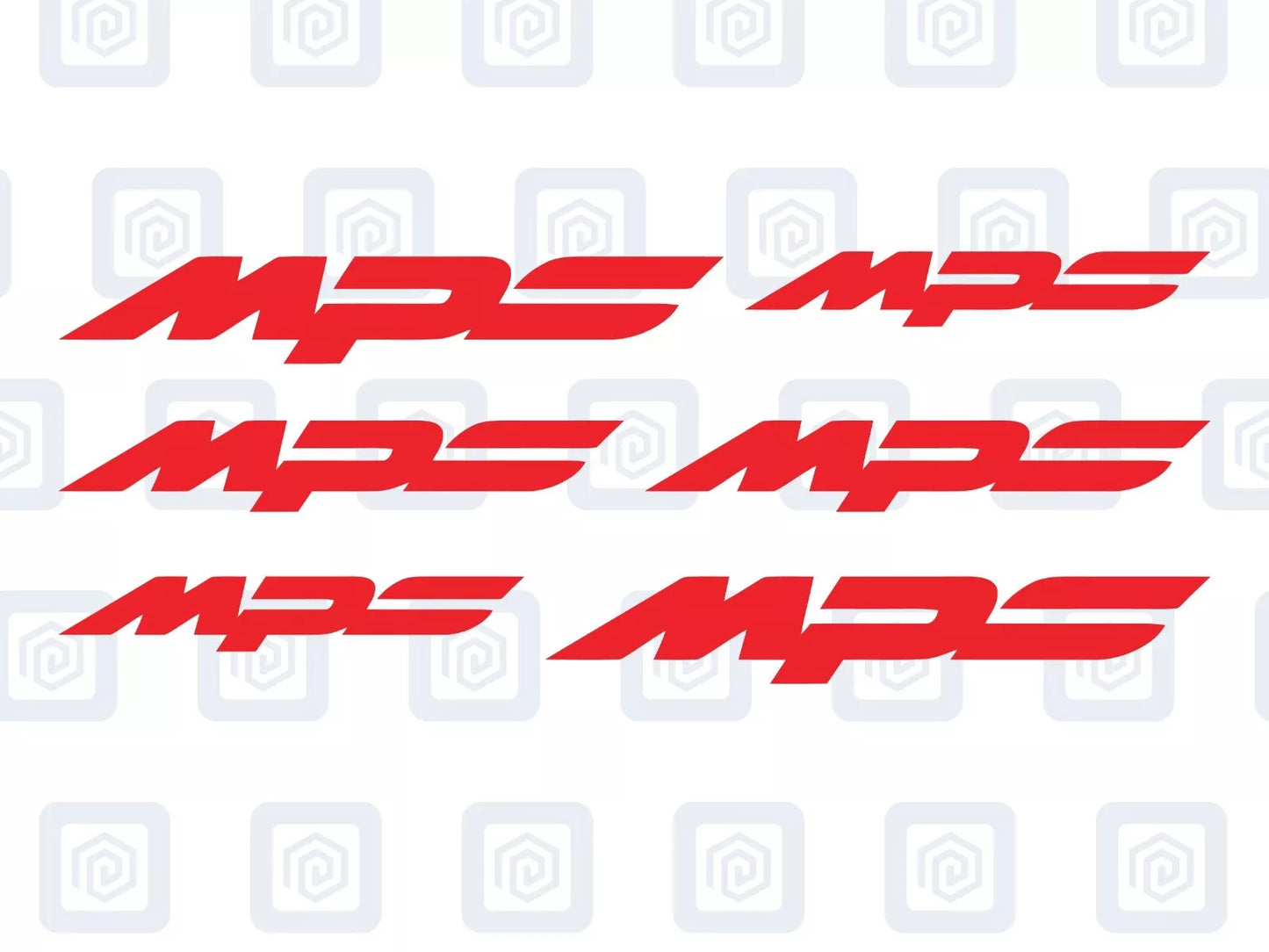 Mazda MPS 3 Style Brake Caliper Decal Style Stickers