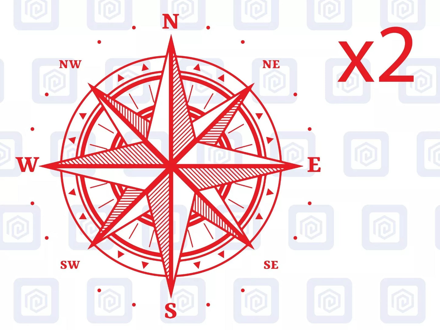 Compass Vinyl Decal For Camper Van Caravan Motorhome Sticker Graphic Campervan