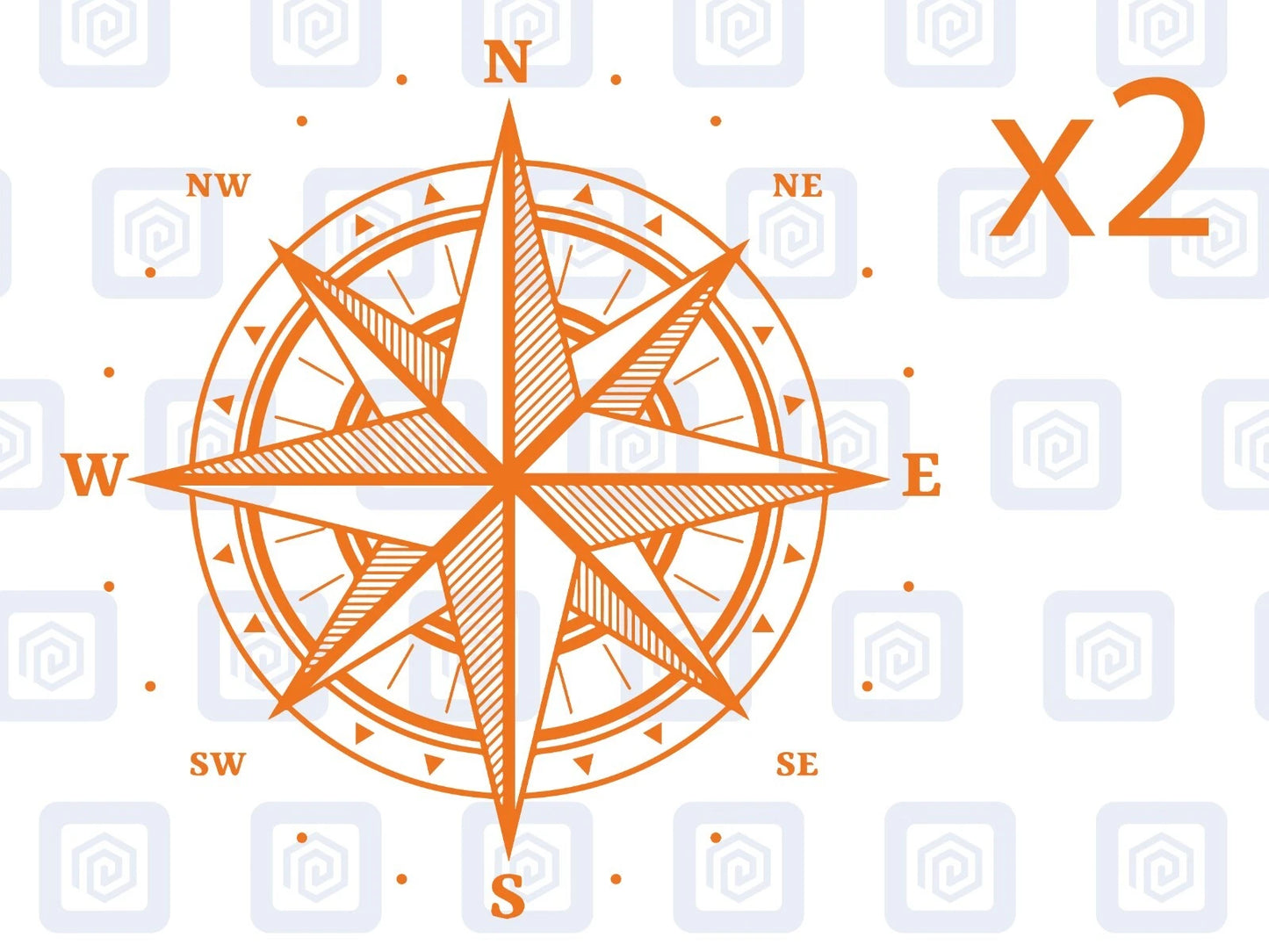 Compass Vinyl Decal For Camper Van Caravan Motorhome Sticker Graphic Campervan
