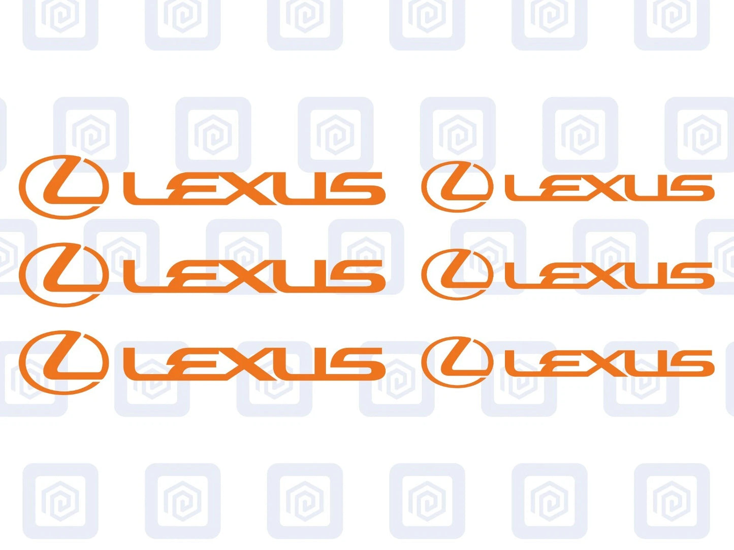 Lexus Brake Caliper Decals Sticker Logos (set of 6) RZ RC ES LS GS IS RX NX GX