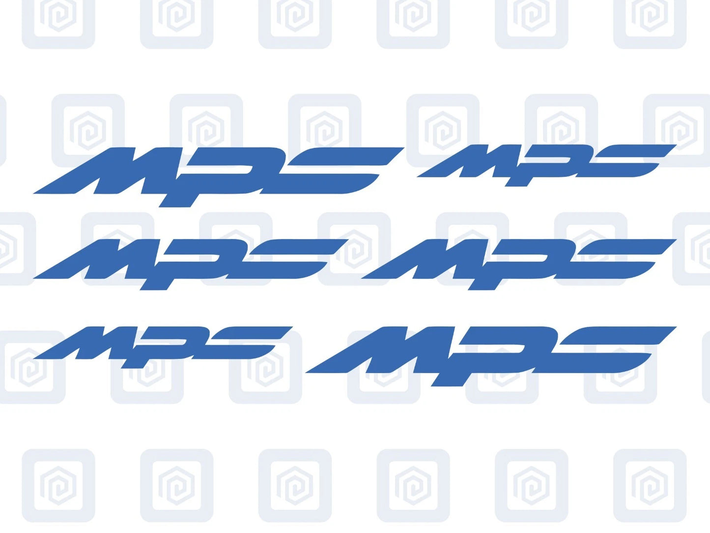 Mazda MPS 3 Style Brake Caliper Decal Style Stickers