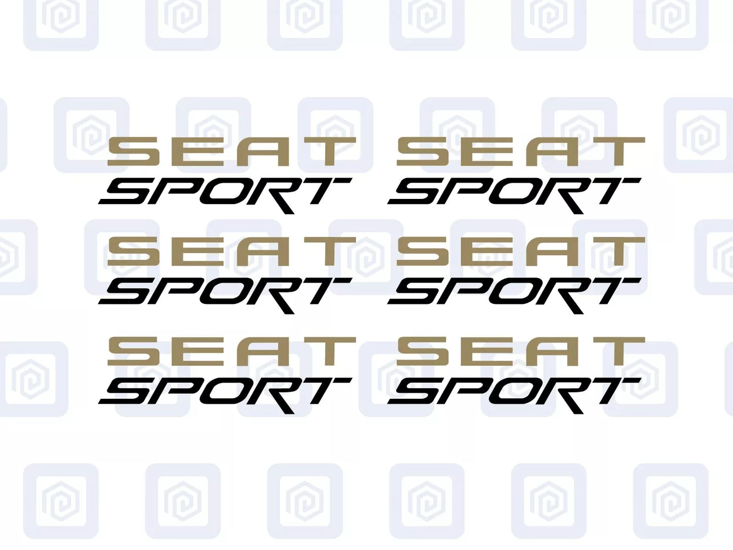 Seat Sport Leon Ibiza Cupra Ateca Brake Caliper Decal Style Stickers - x 6