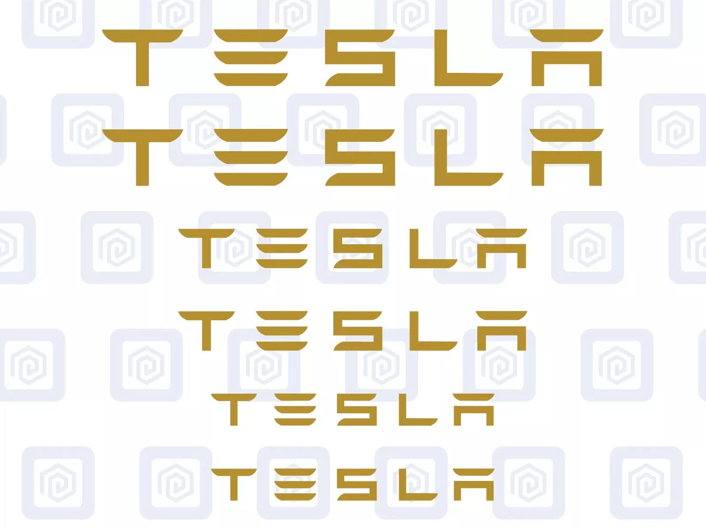 Tesla Brake Caliper Decals Sticker Logos (set of 6) Model 3 S X Y