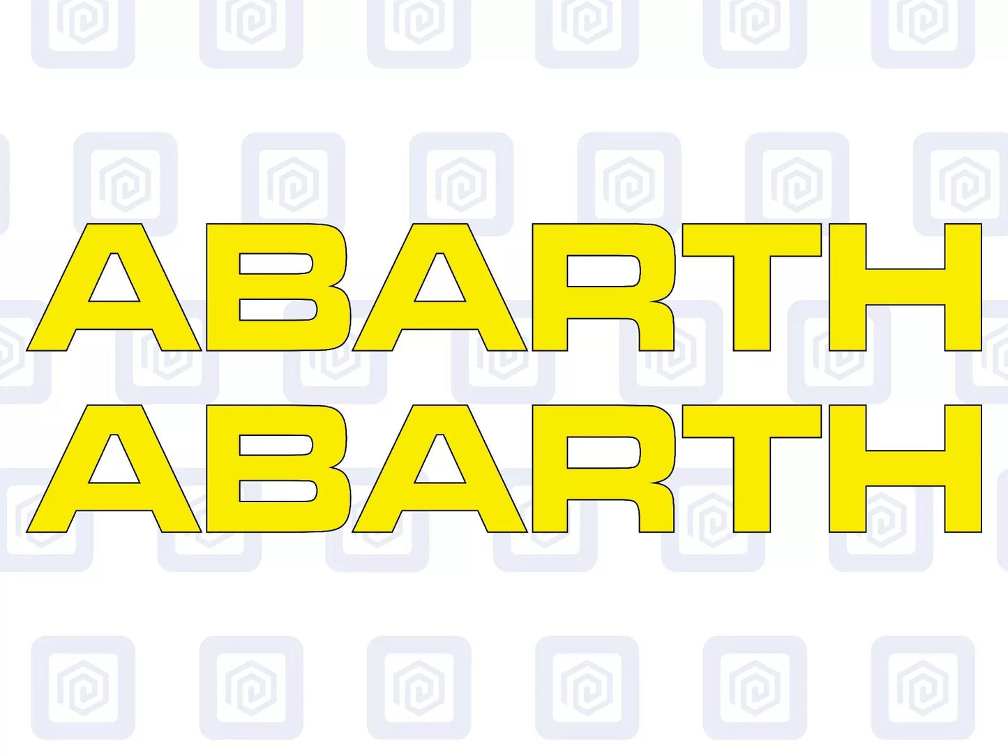 Fiat Abarth 500 595 695 Side Door Decal Sticker (Set of 2) Twin Air Sport Pop