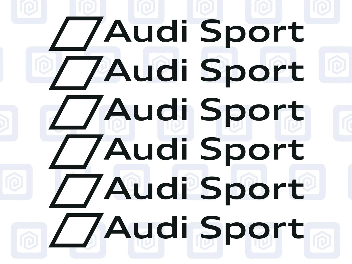Audi Sport Style Brake Caliper Decals sticker Suitable for A1 A3 A4 A5 A6