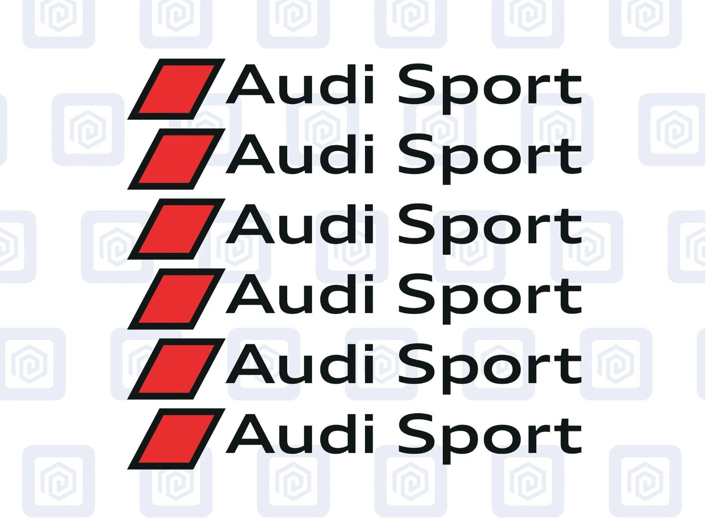 Audi Sport Style Brake Caliper Decals sticker Suitable for A1 A3 A4 A5 A6