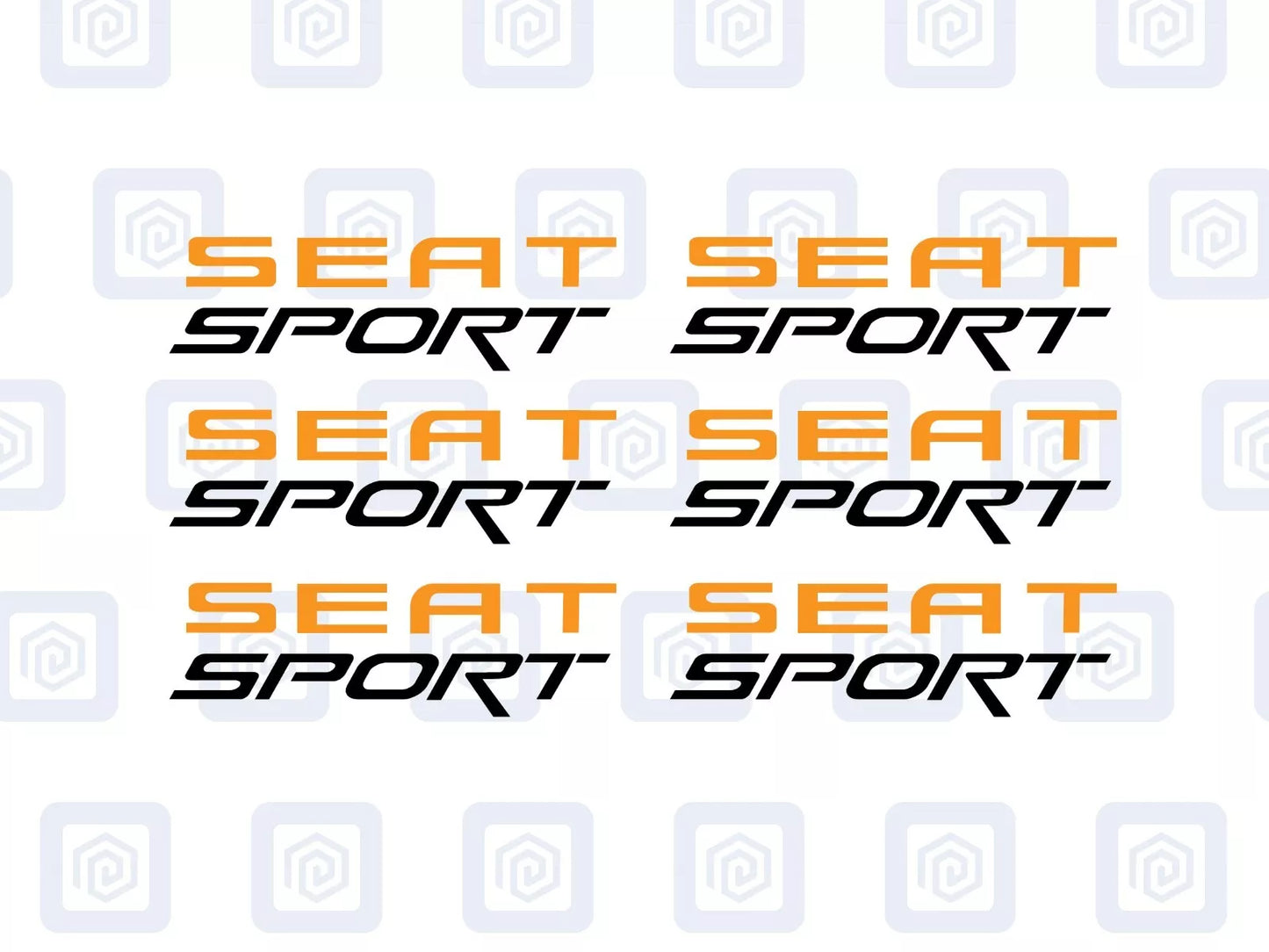 Seat Sport Leon Ibiza Cupra Ateca Brake Caliper Decal Style Stickers - x 6