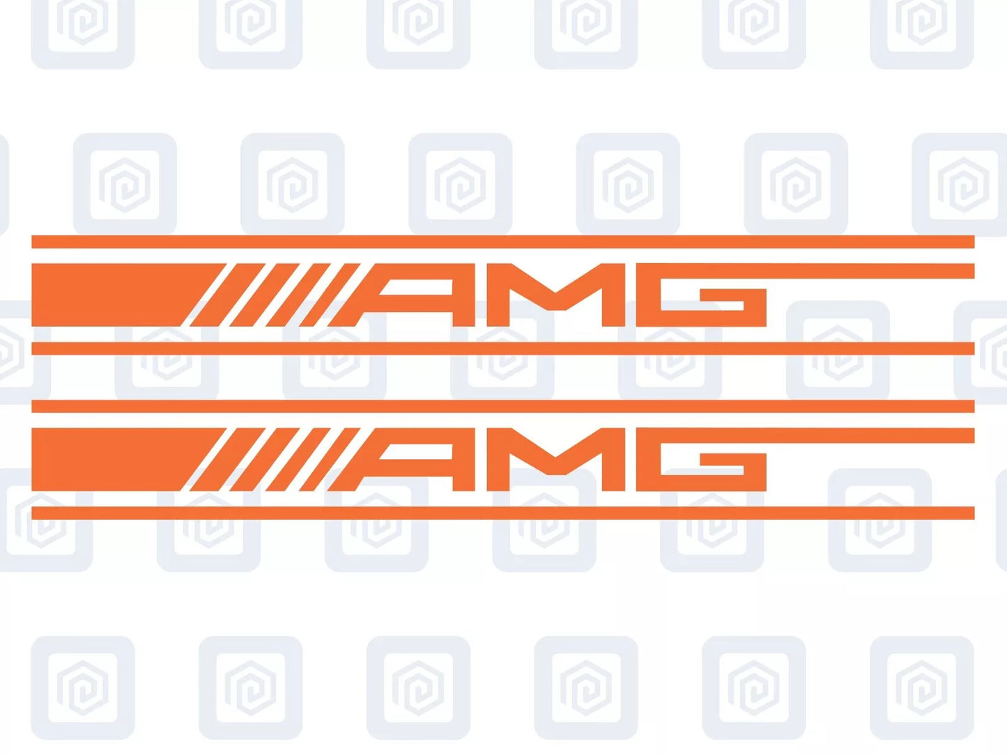 Mercedes A45 Spoiler Style Vinyl Decal Sticker Logo x 2 AMG A B C E S CLASSOpens