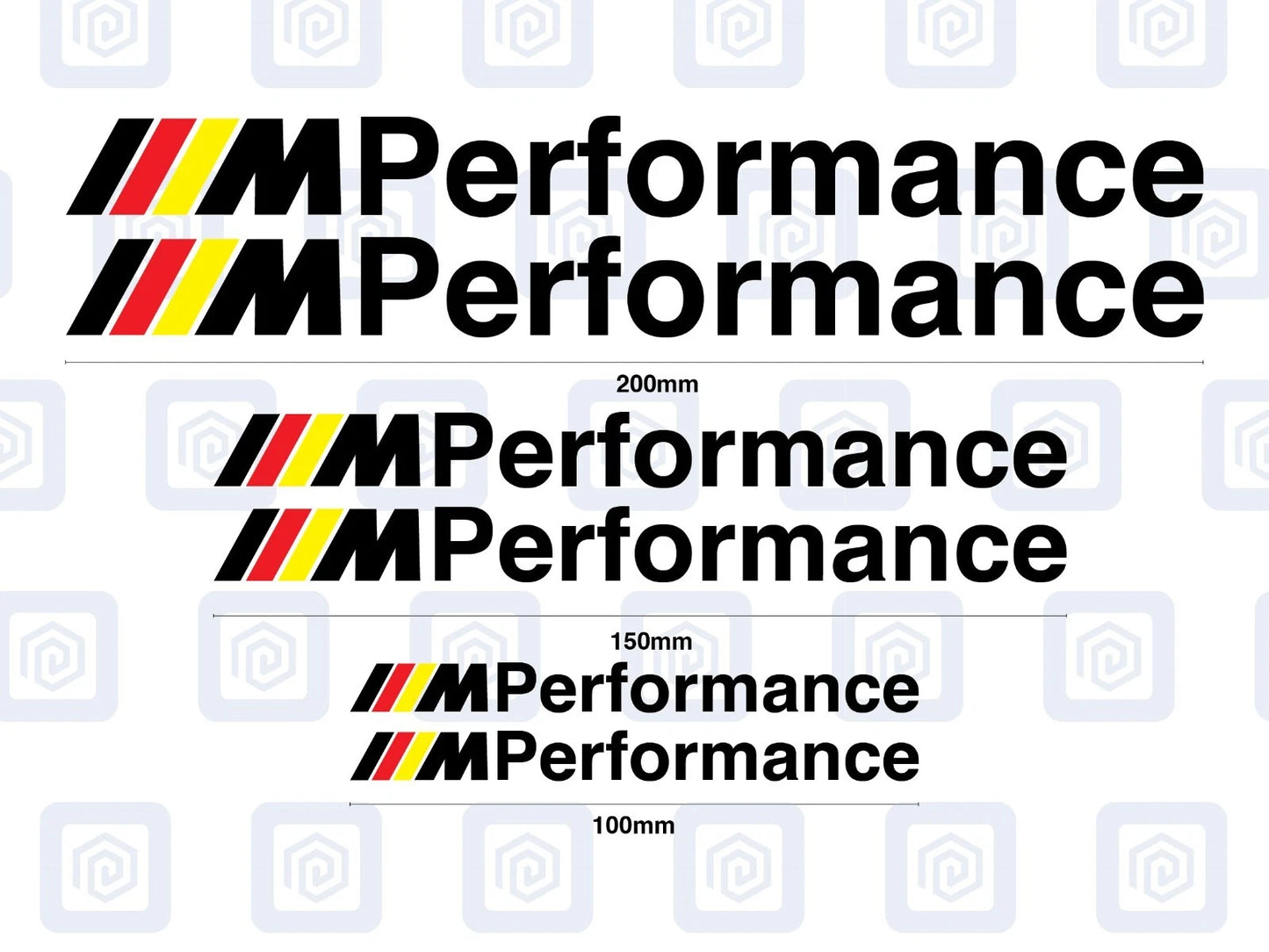 M Performance Sticker Decal Style Sticker FitsM2 M3 M4 M5 M6 Msport MPerformance