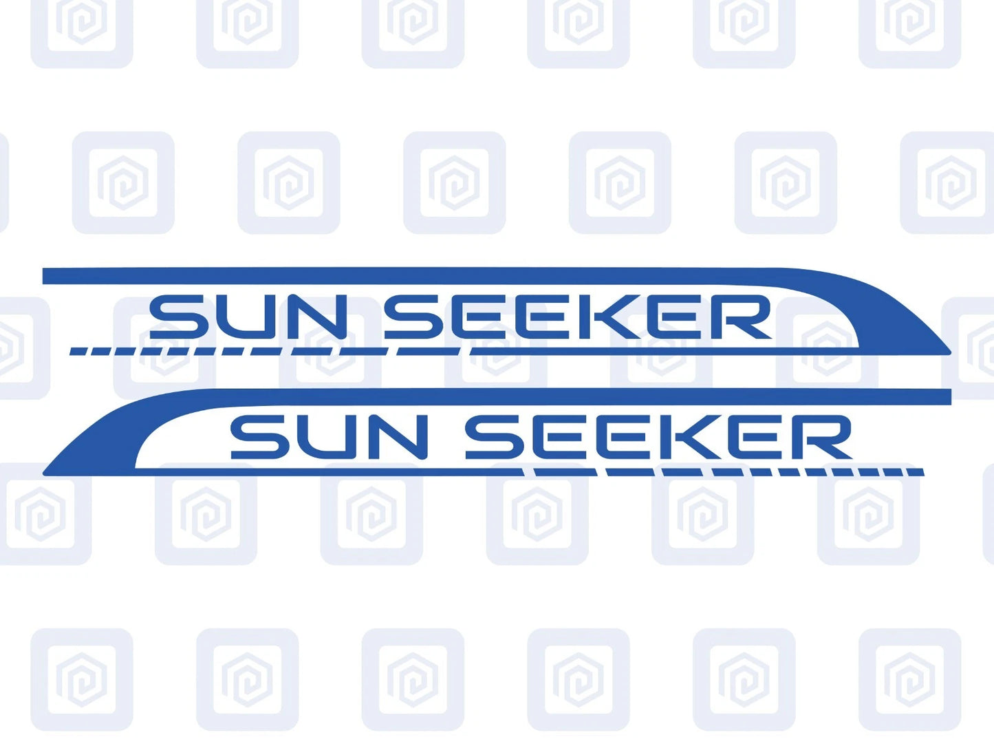 Sun Seeker Side Graphics Vinyl Decal For Camper Van Caravan Motorhome Sticker