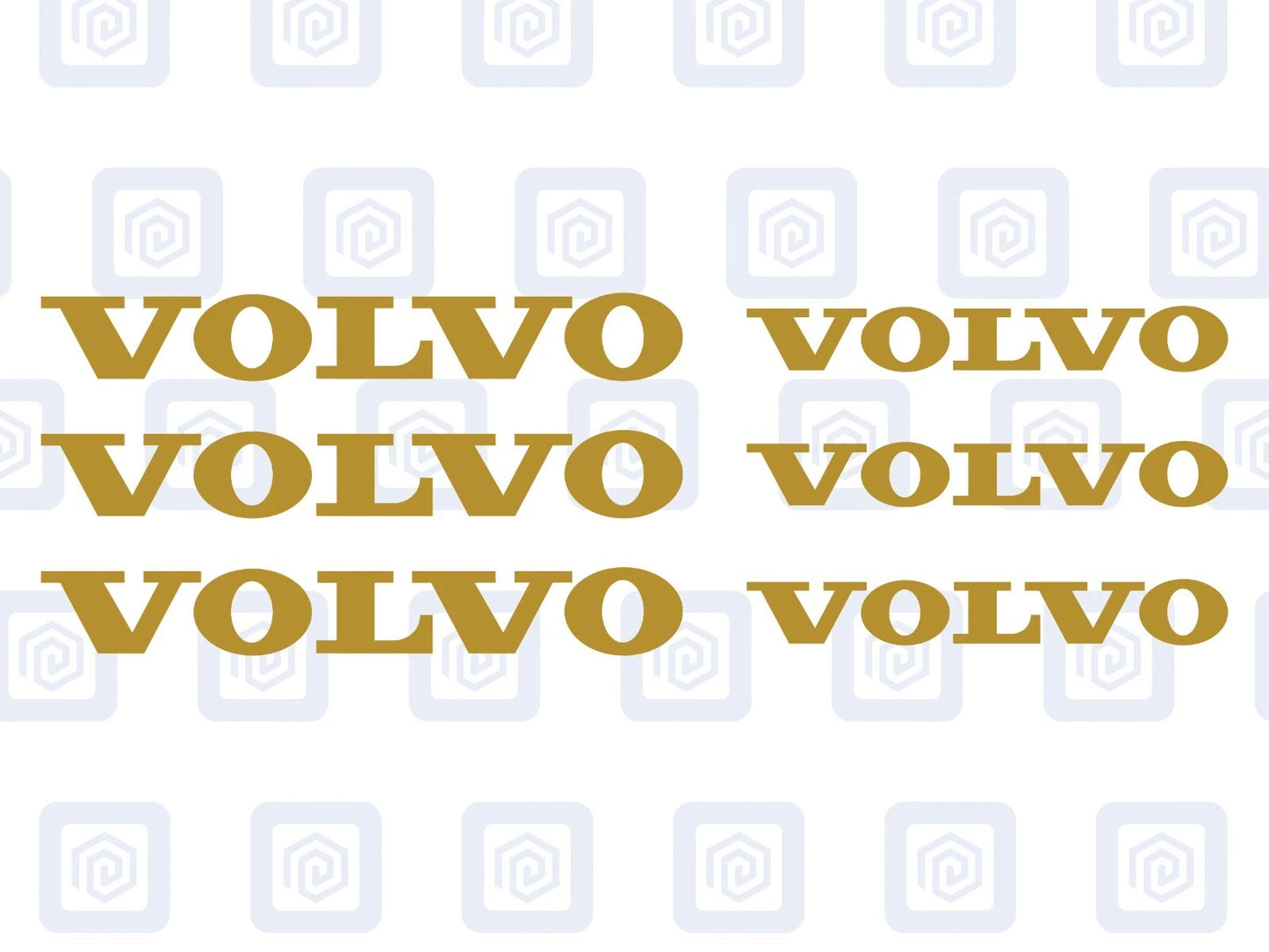 Volvo Brake Caliper Decals Sticker Logos (set of 6) V50 S40 V60 V70 XC70 XC90