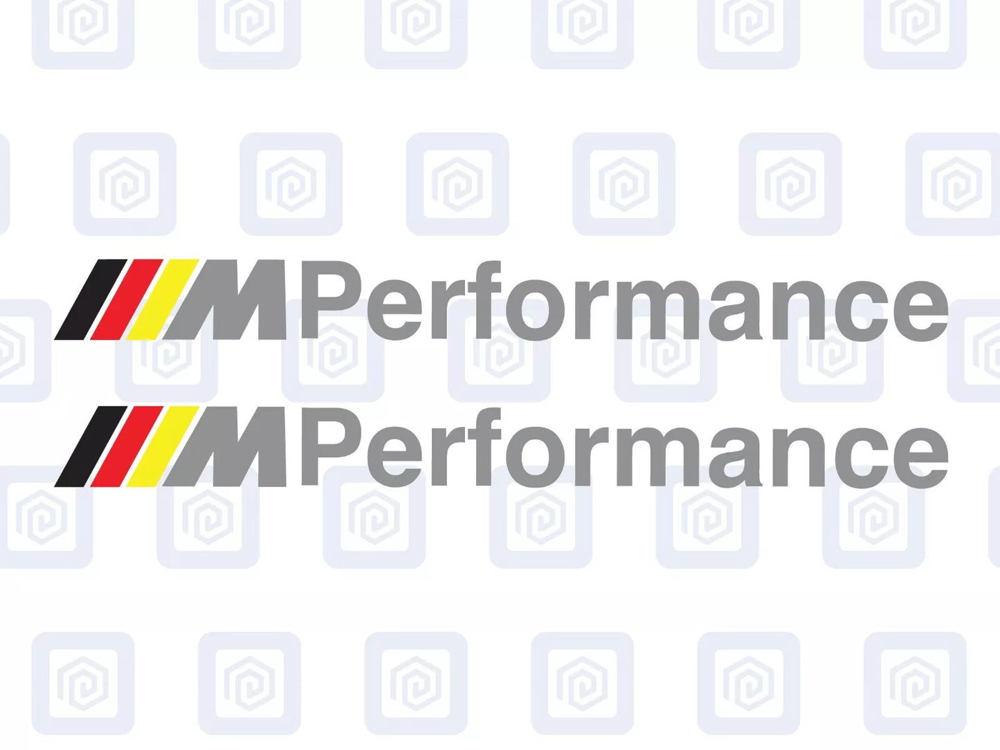 M Performance Sport 4 Colour Mirror Decal Fits BMW Sticker (set of 2)