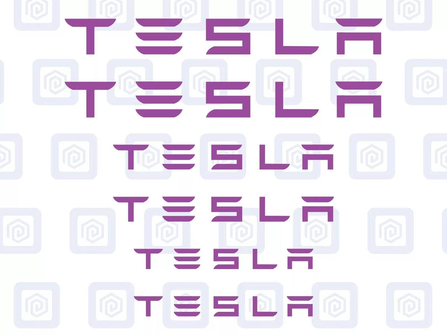 Tesla Brake Caliper Decals Sticker Logos (set of 6) Model 3 S X Y