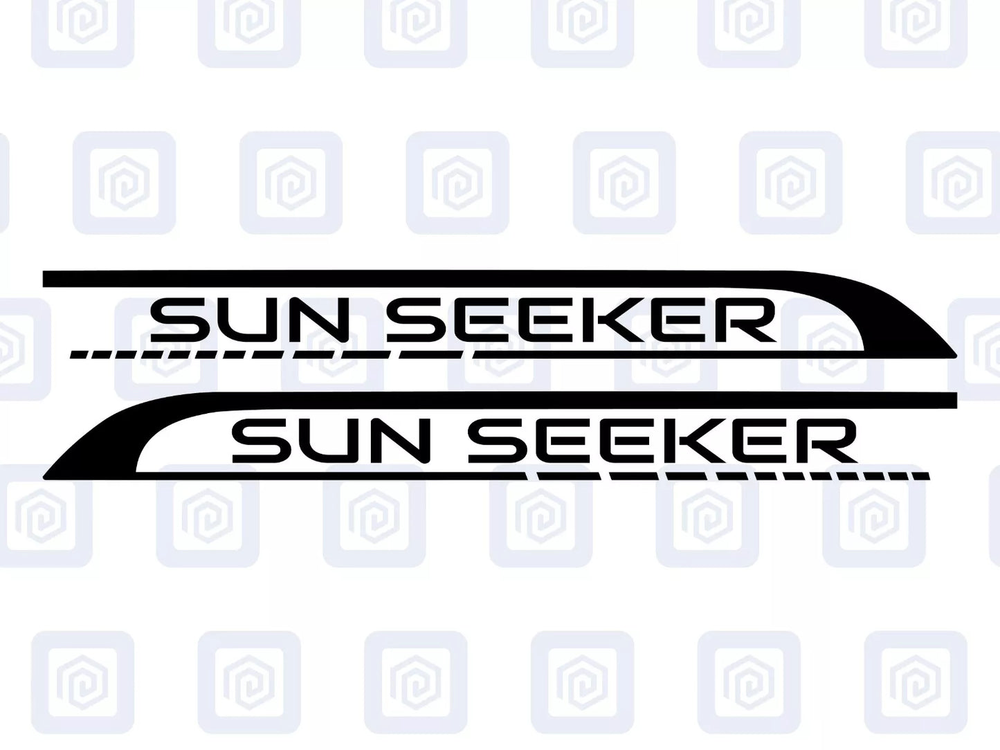 Sun Seeker Side Graphics Vinyl Decal For Camper Van Caravan Motorhome Sticker