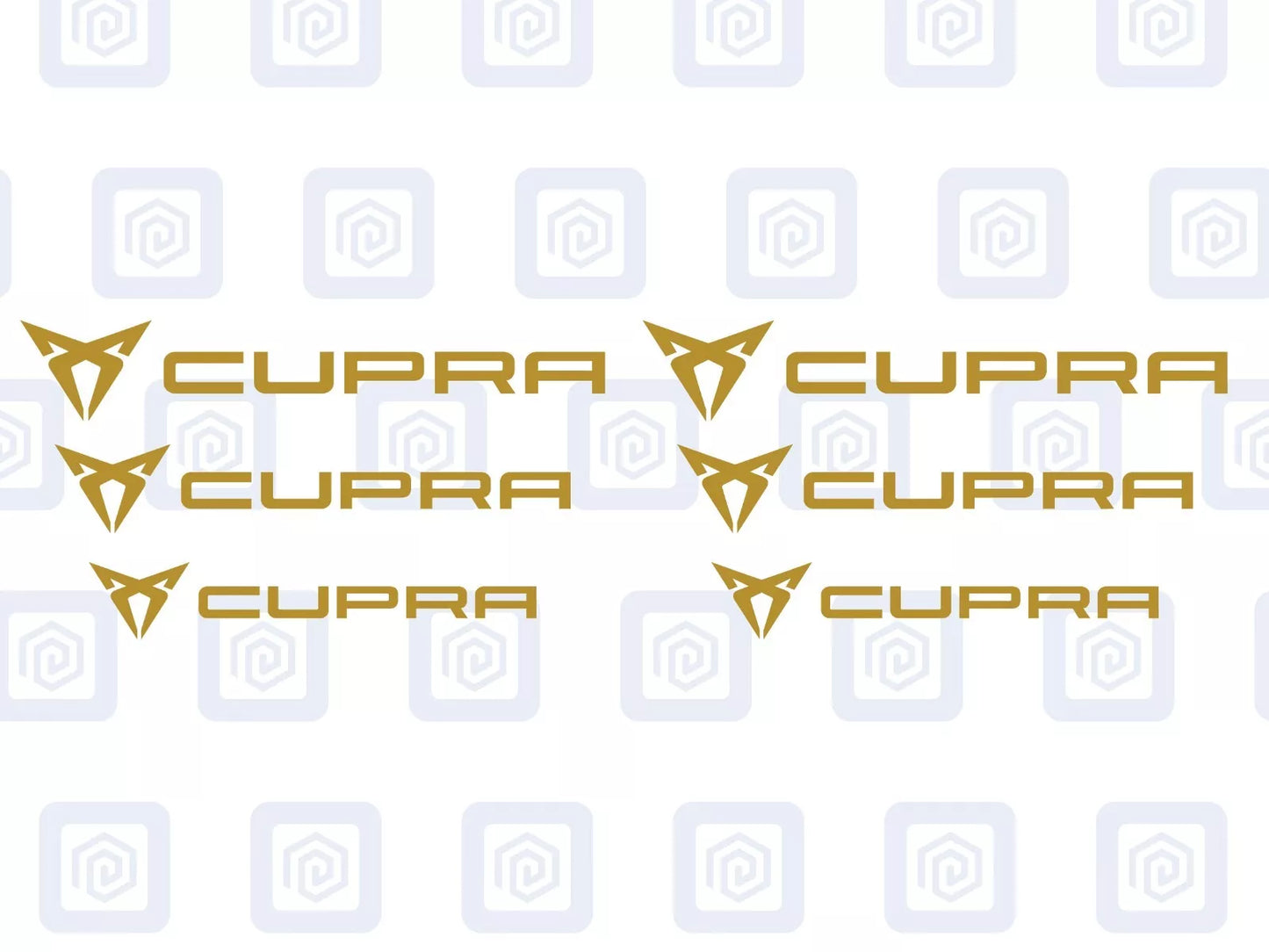 Cupra Brake Caliper Decals fits Ibiza Leon Ateca Born sticker logos (set of 6)