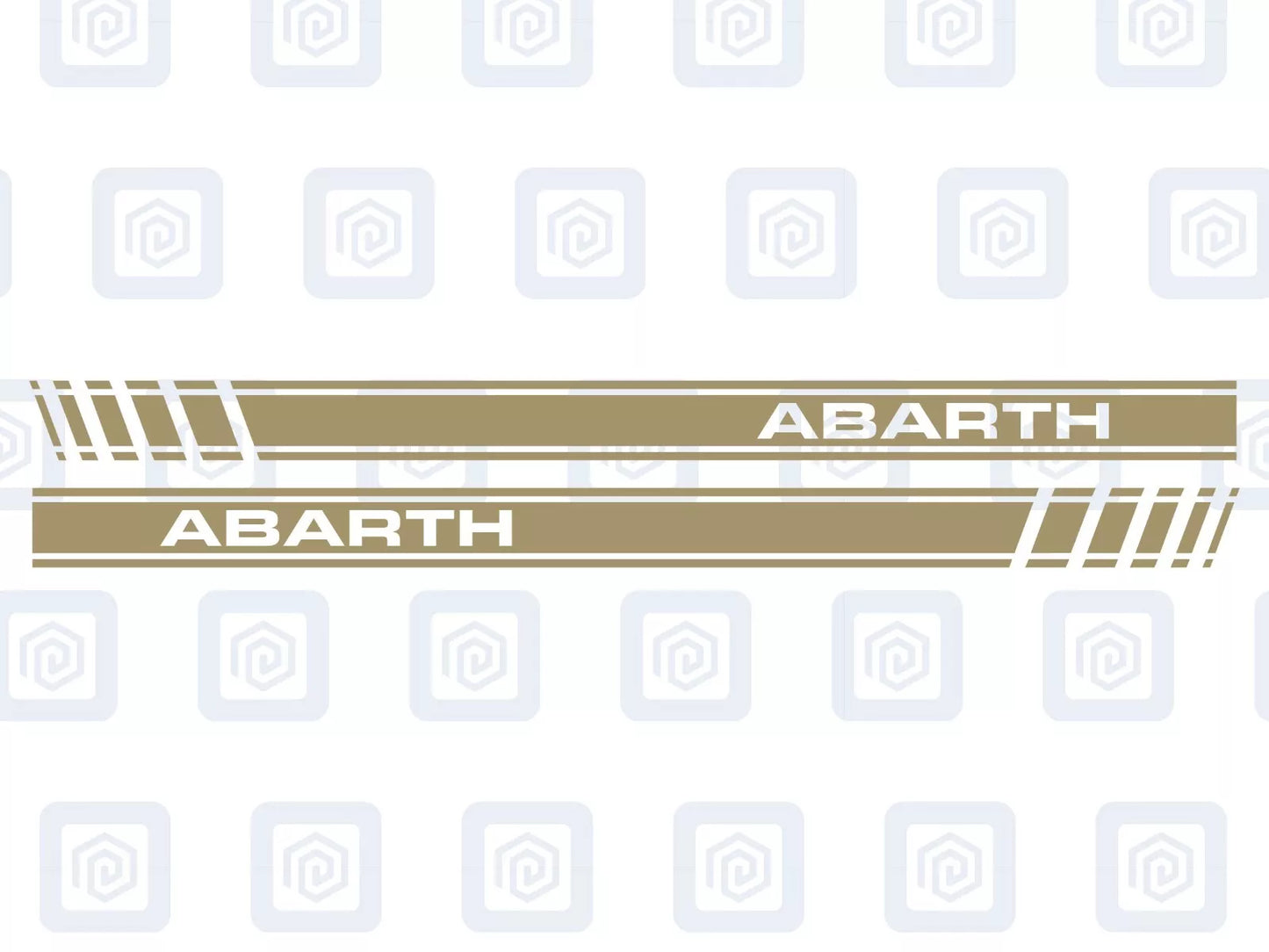 Fiat Abarth 500 595 695 Side Stripe Decal Sticker (Set of 2) Twin Air Sport Pop
