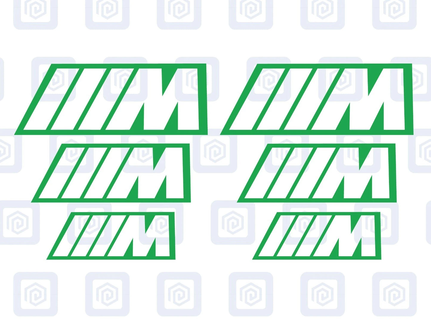 BMW M Sport Hollow Brake Caliper Decals Fits BMW sticker logos (set of 6)