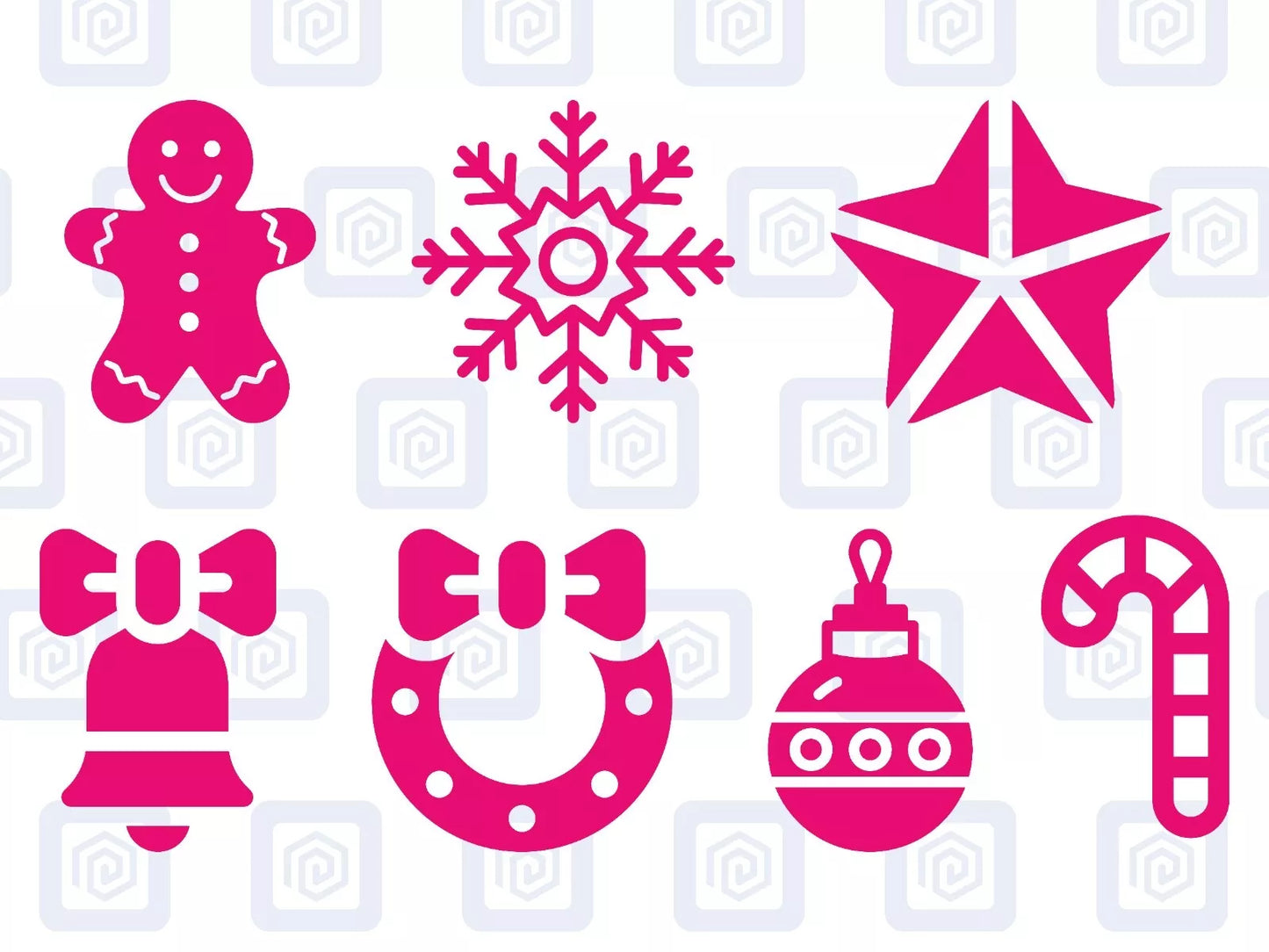 Christmas Sticker Pack Selection Set Special Wall Art Vinyl Wall Decal