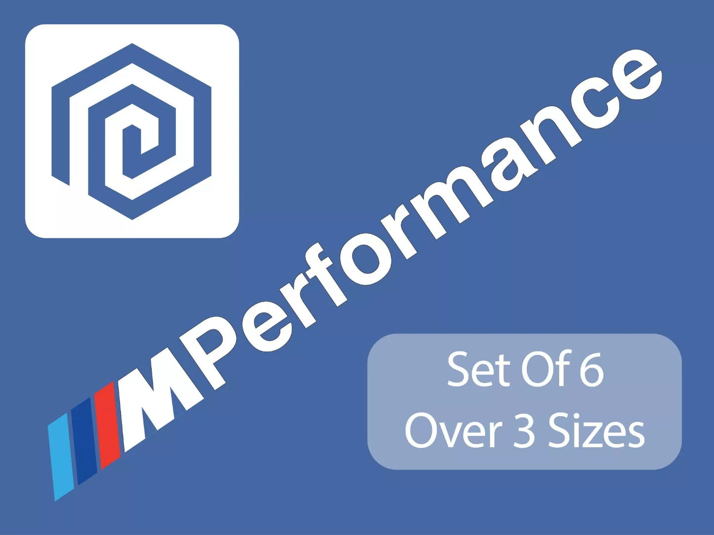 M Performance Sticker Decal Style Sticker FitsM2 M3 M4 M5 M6 Msport MPerformance