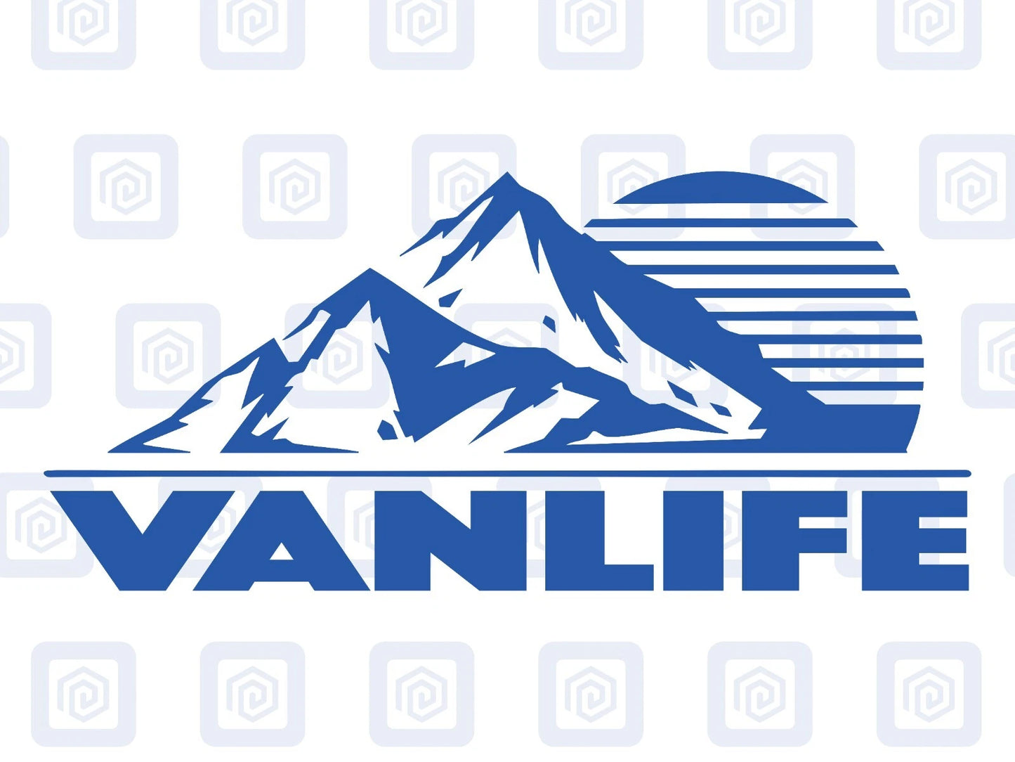 XL Van Life Camping Vinyl Decals For Camper Van Caravan Sticker Graphic